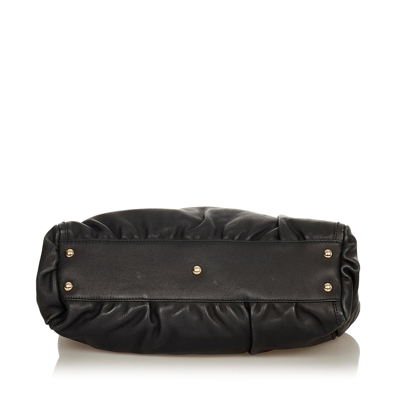 Gucci Abbey D-ring Leather Shoulder Bag (SHG-31845)