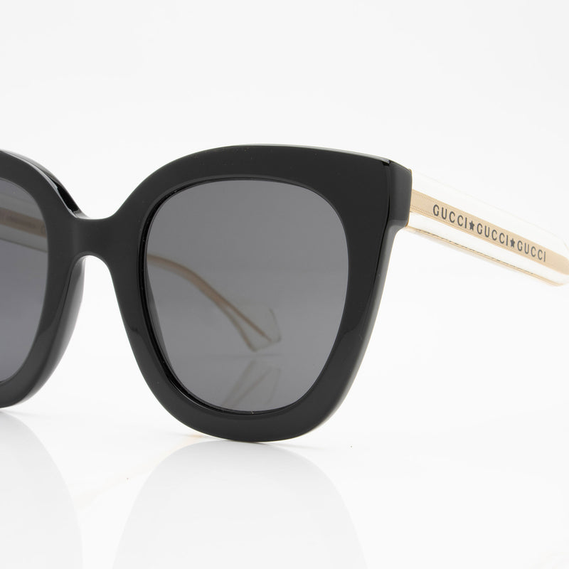 Gucci Anima Decor Cat Eye Sunglasses (SHF-9xY2Qi)