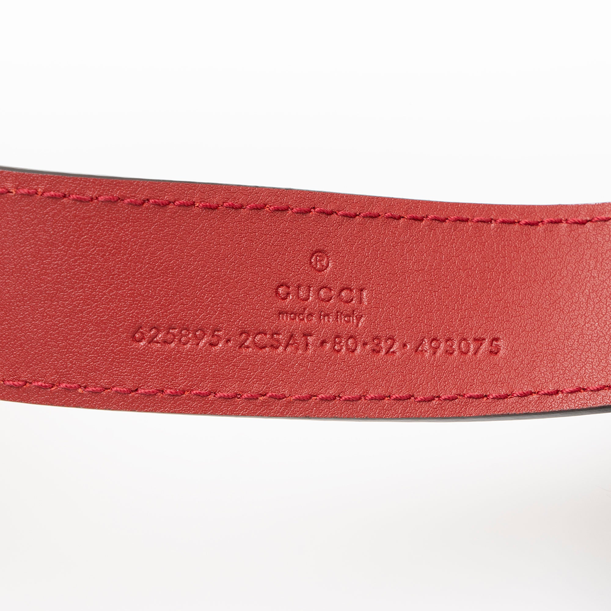 Gucci Baiadera Striped Canvas Belt Bag