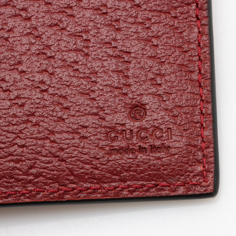 Gucci Baiadera Striped Canvas Bi-Fold Wallet (SHF-22845)