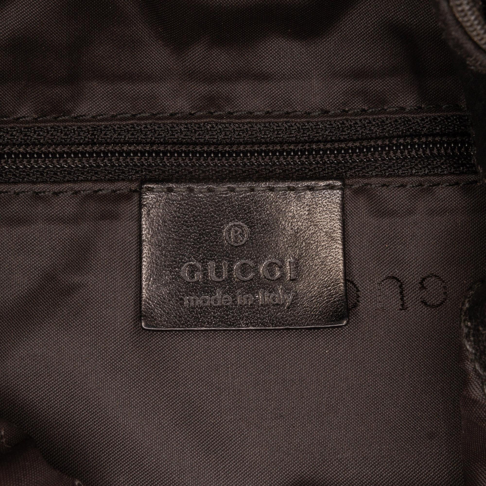 Gucci Bamboo Canvas Satchel (SHG-vwizBa)