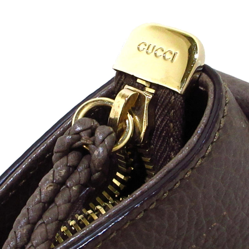 Gucci Bamboo Leather Satchel (SHG-IkckBM)