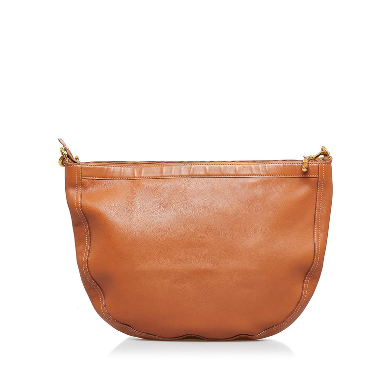 Gucci Bamboo Leather Shoulder Bag (SHG-DGCCTi)