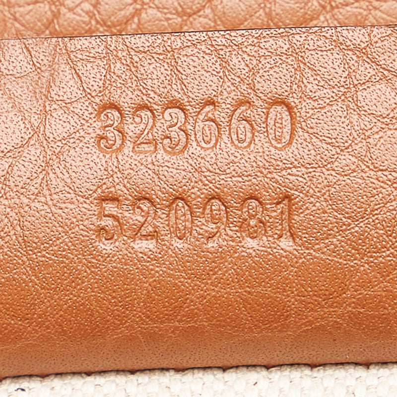 Gucci Bamboo Shopper Leather Satchel (SHG-31354)