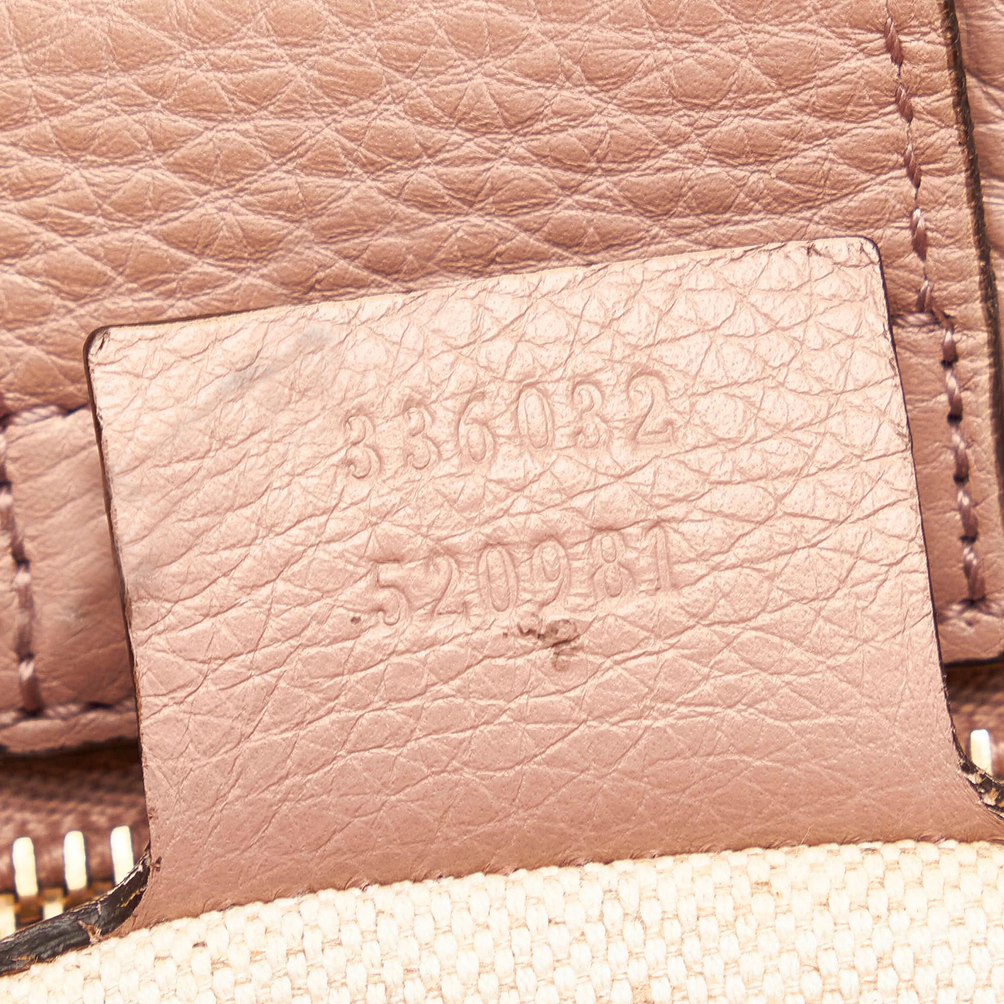 Gucci Bamboo Shopper Leather Satchel (SHG-34682)