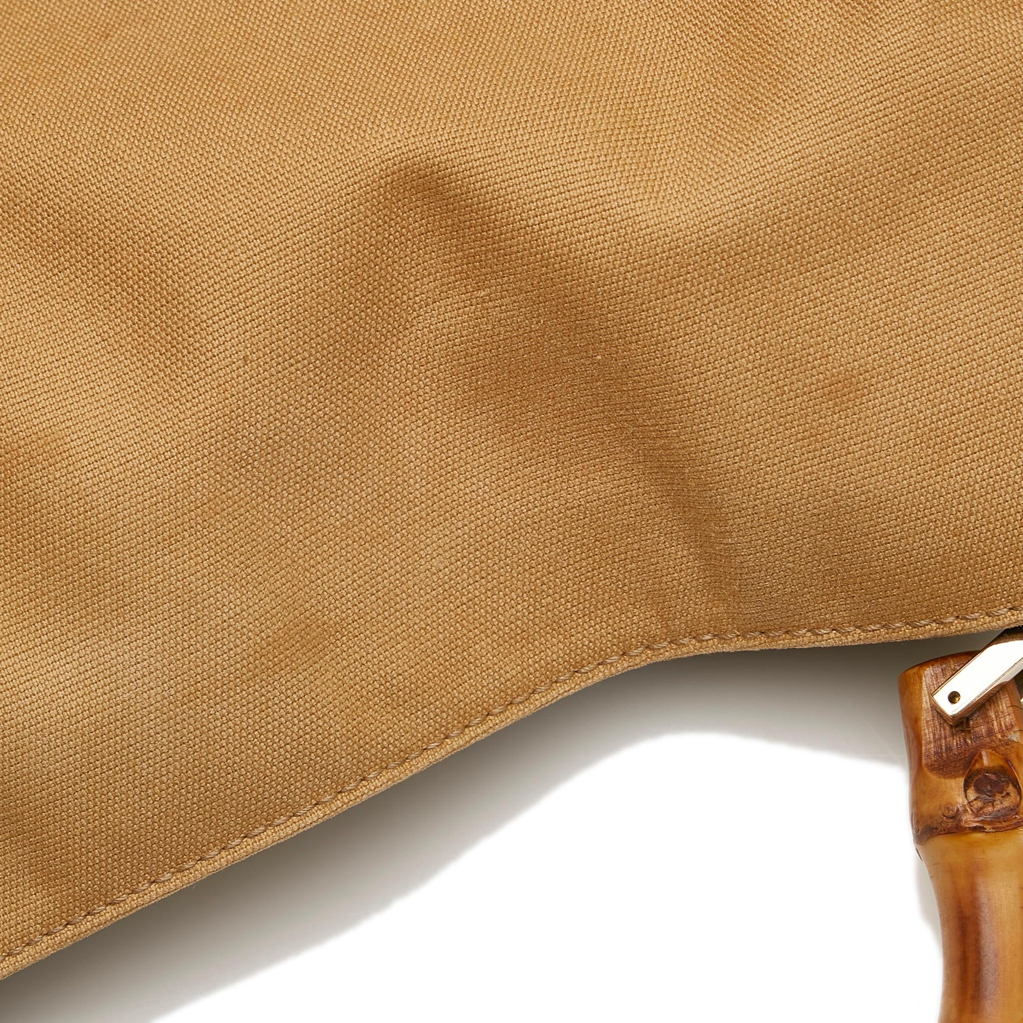Gucci Bamboo Web Satchel (SHG-h6OTTp)