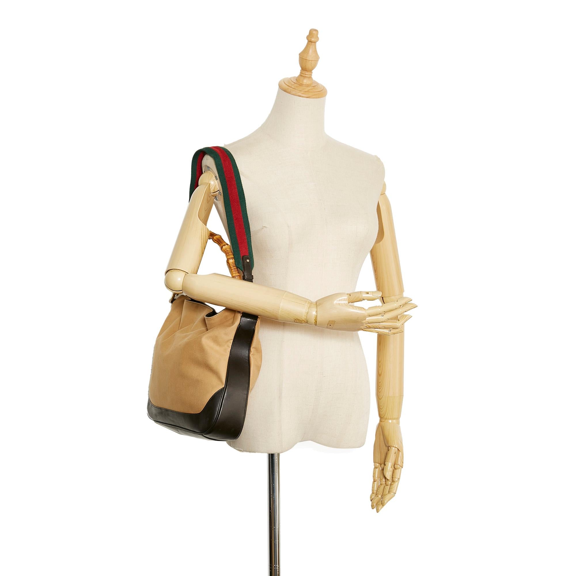 Gucci Bamboo Web Satchel (SHG-h6OTTp)