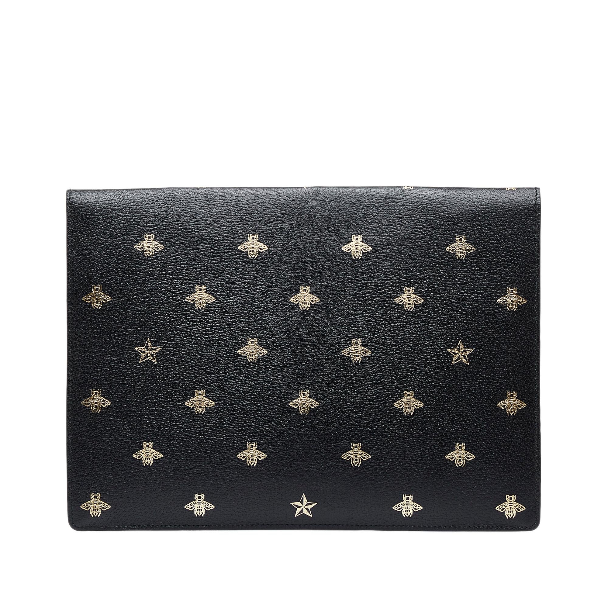 Gucci Bee Star Envelope Portfolio (SHG-QDLUYm)