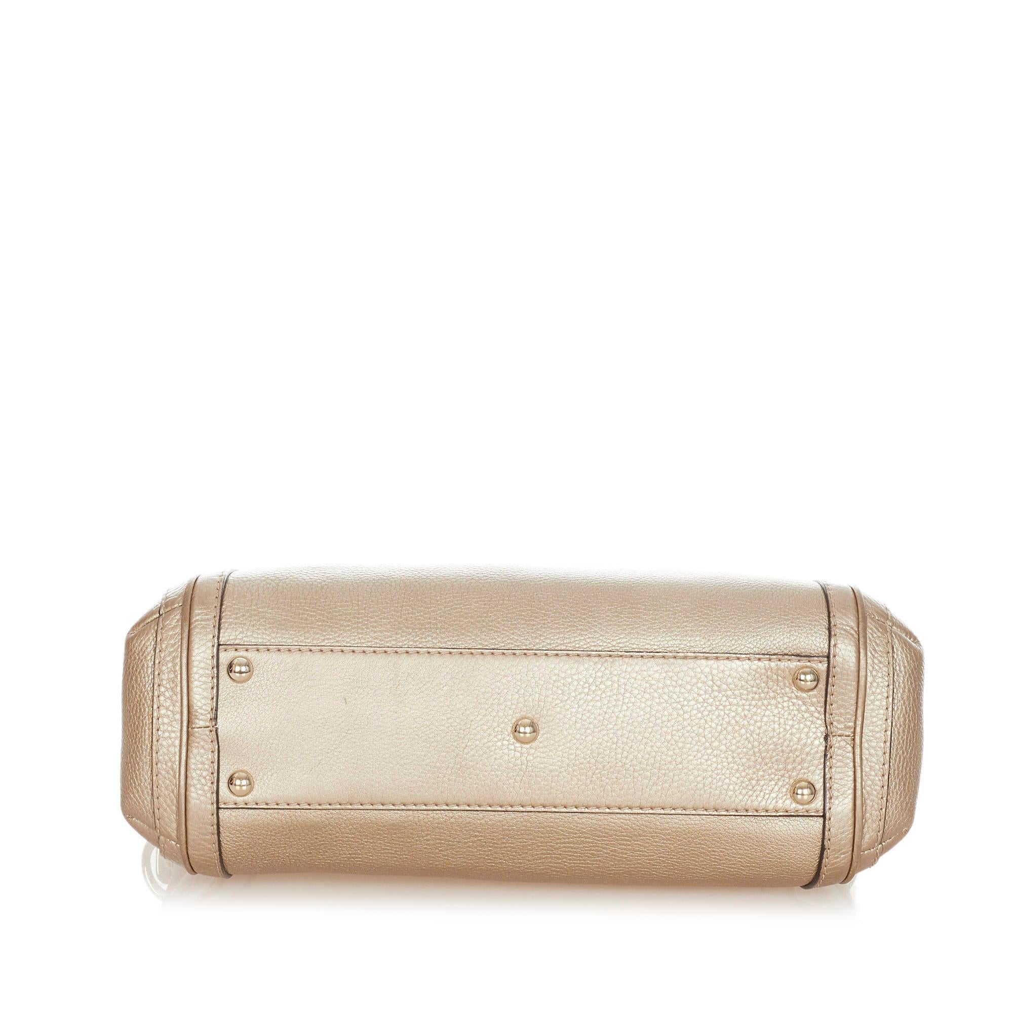 Gucci Bella Leather Satchel (SHG-32132)