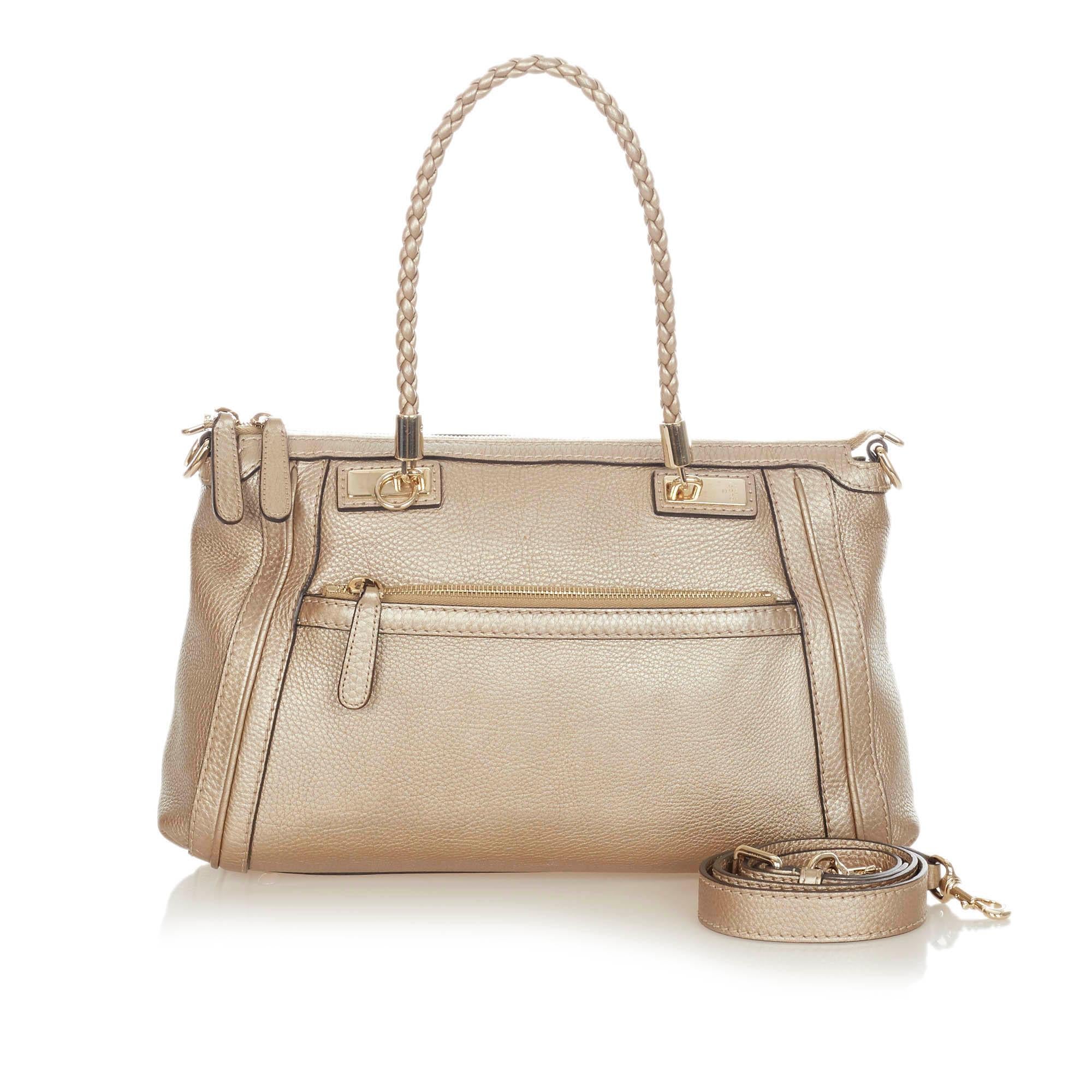 Gucci Bella Leather Satchel (SHG-32132)