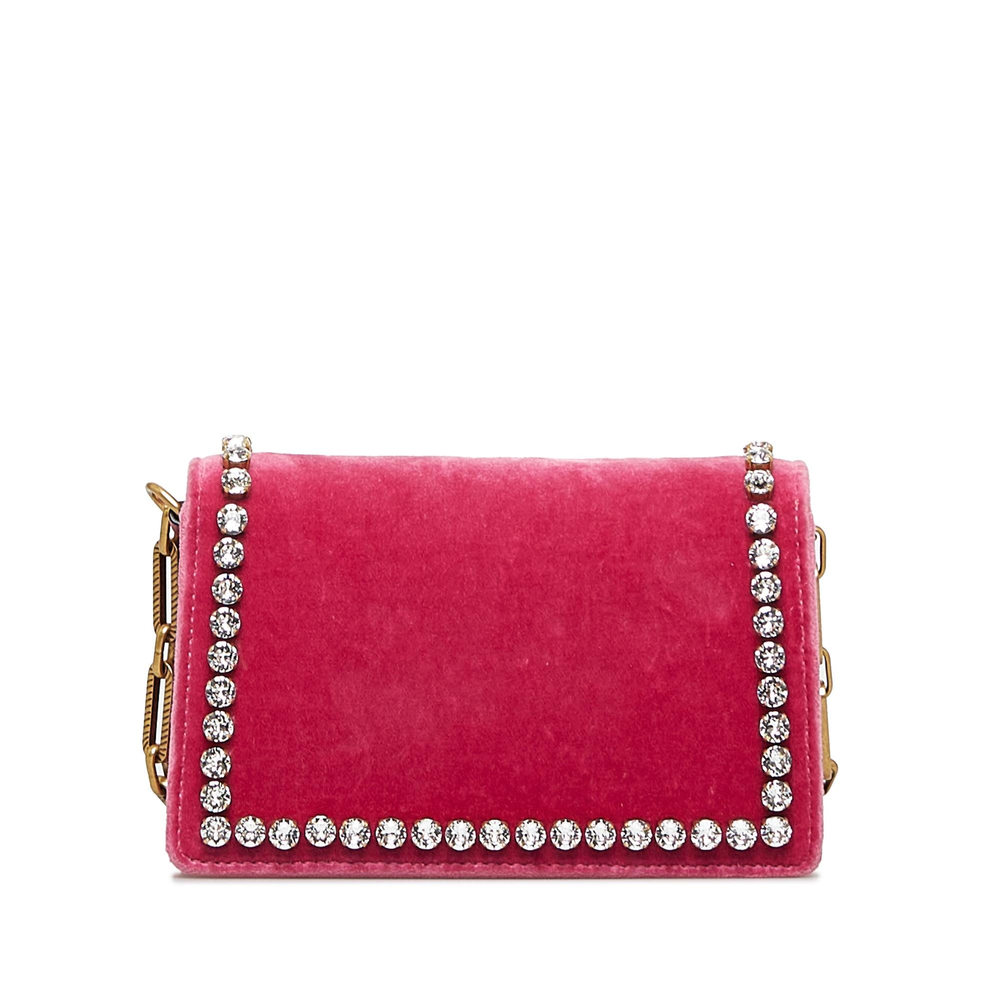 Gucci Broadway Velvet Crossbody Bag (SHG-rebUun)