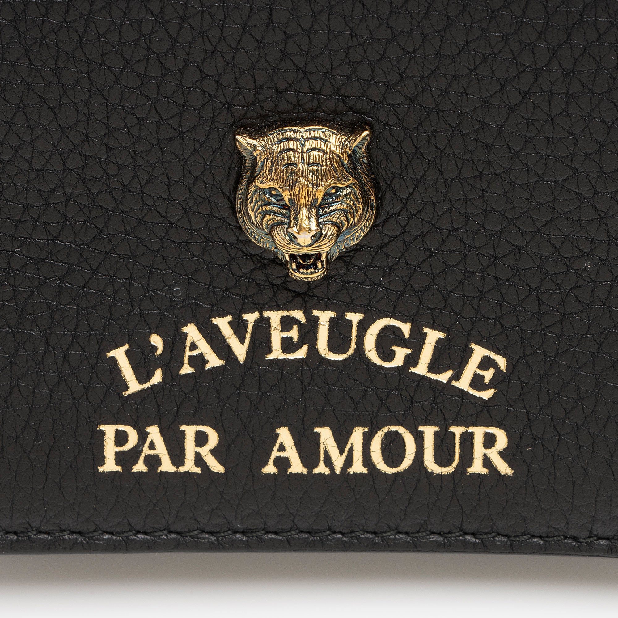 Gucci Calfskin Animalier Wallet (SHF-xIyVqk)