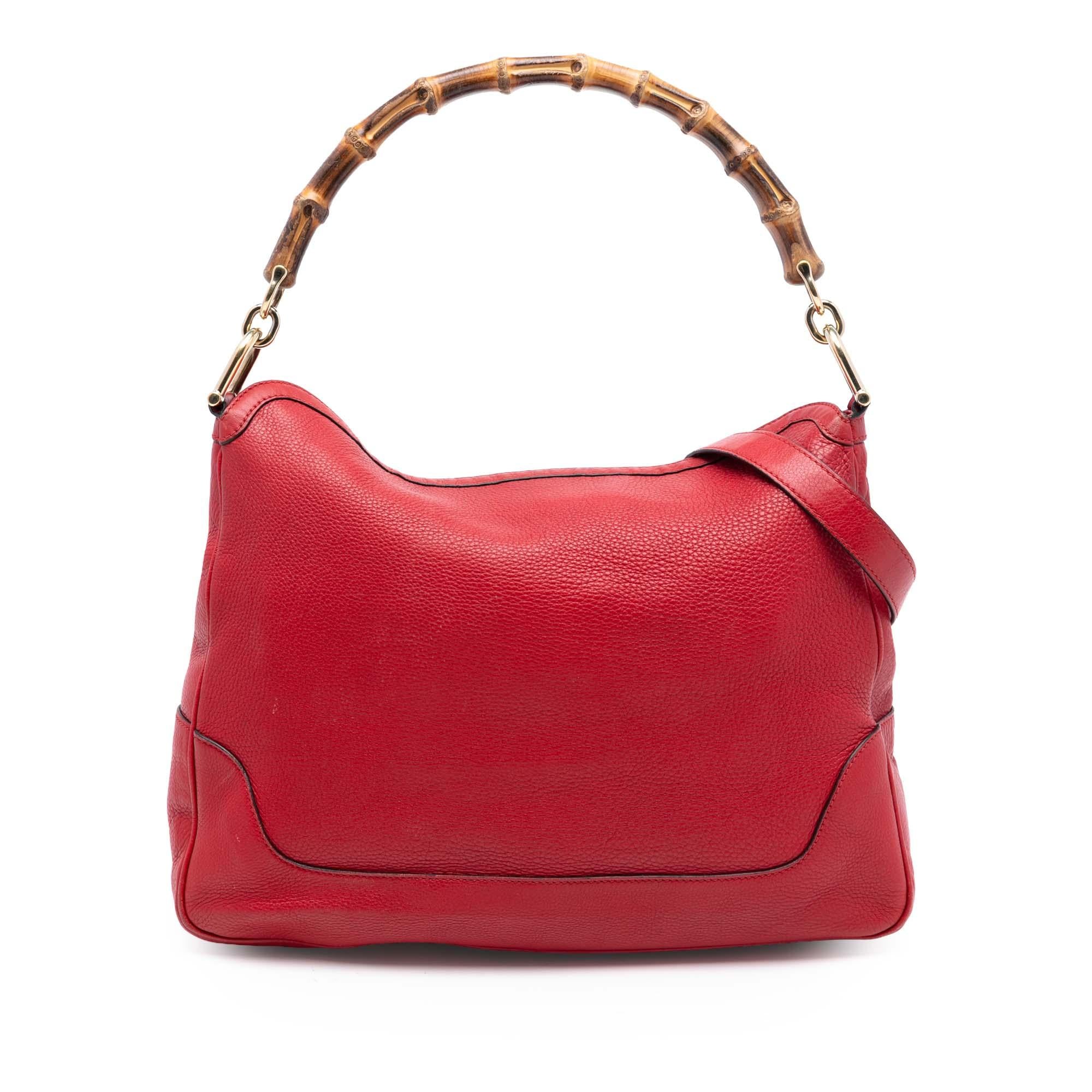 Gucci Calfskin Bamboo Diana Satchel