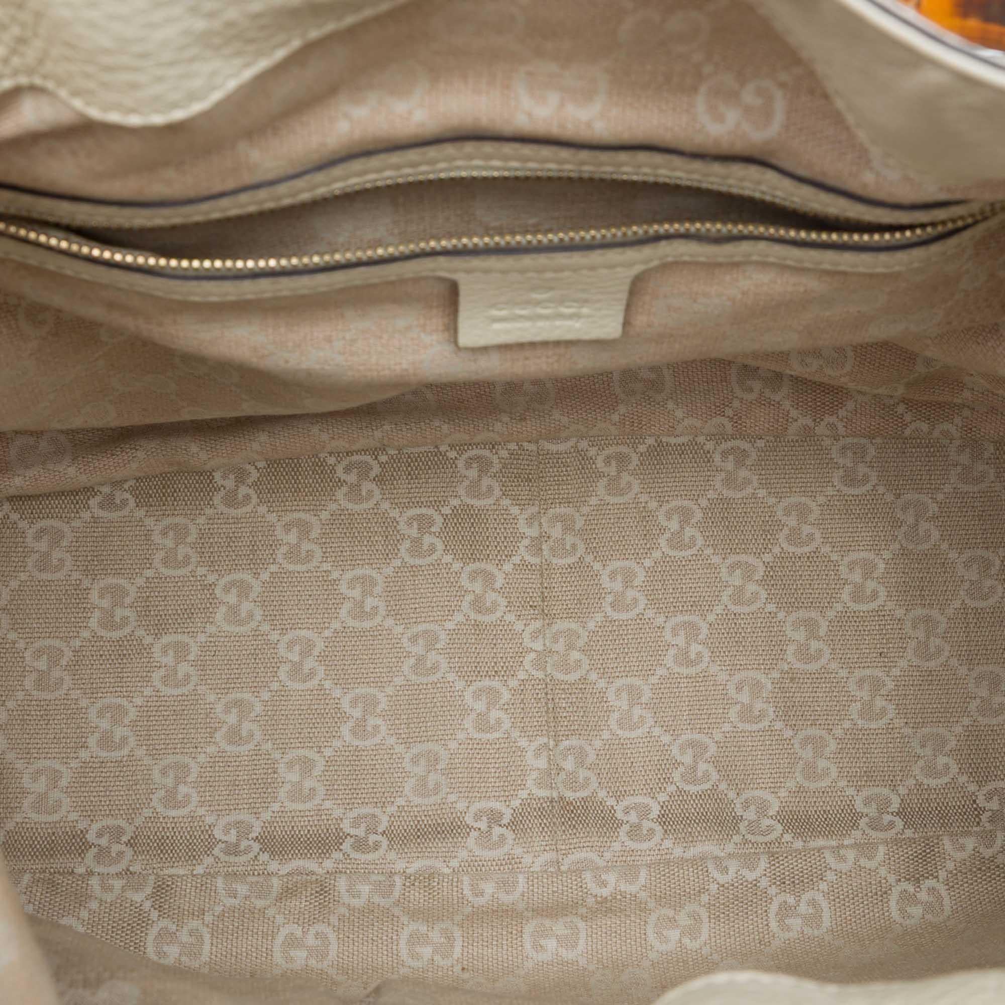 Gucci Calfskin Bamboo Diana Satchel
