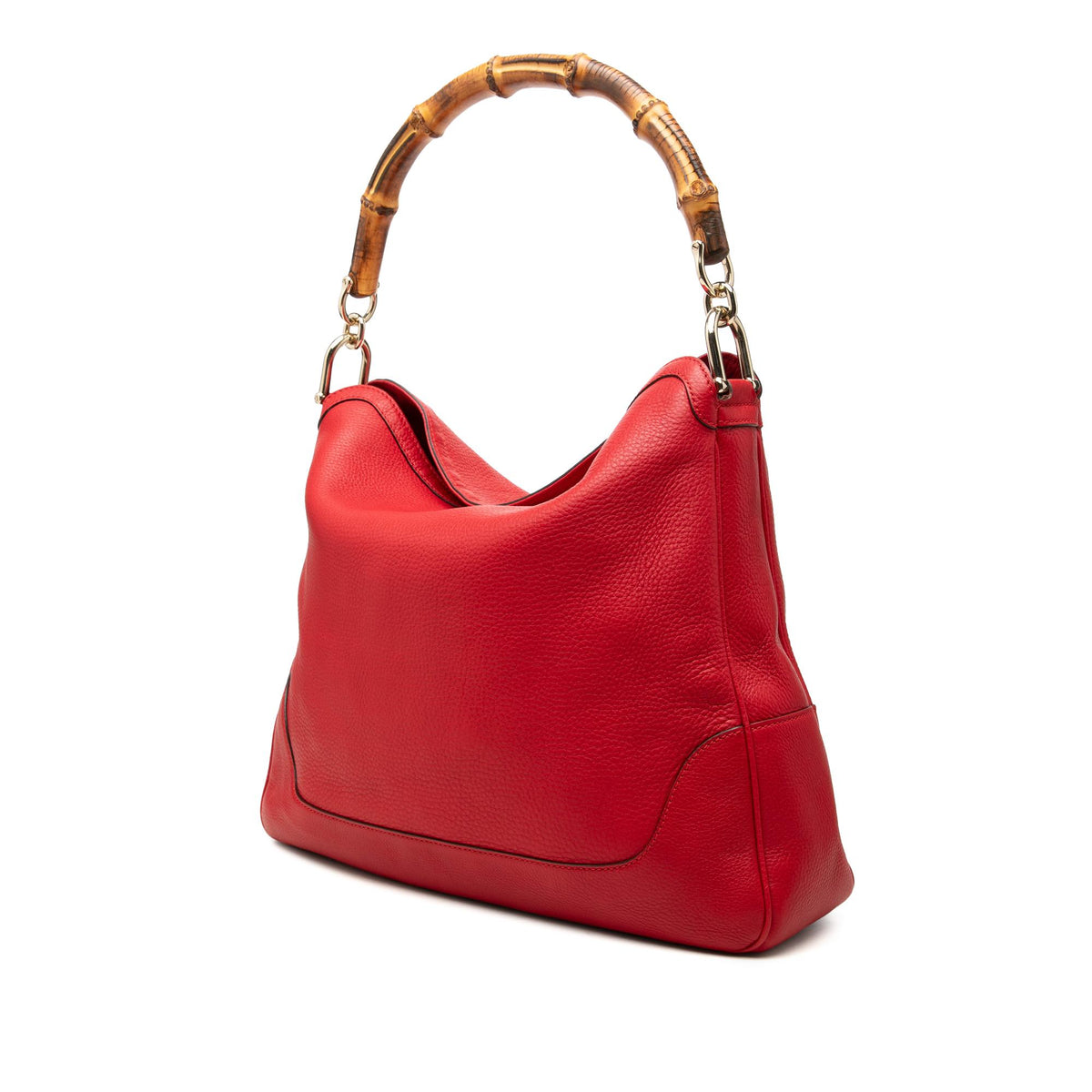 Gucci Calfskin Bamboo Diana Satchel