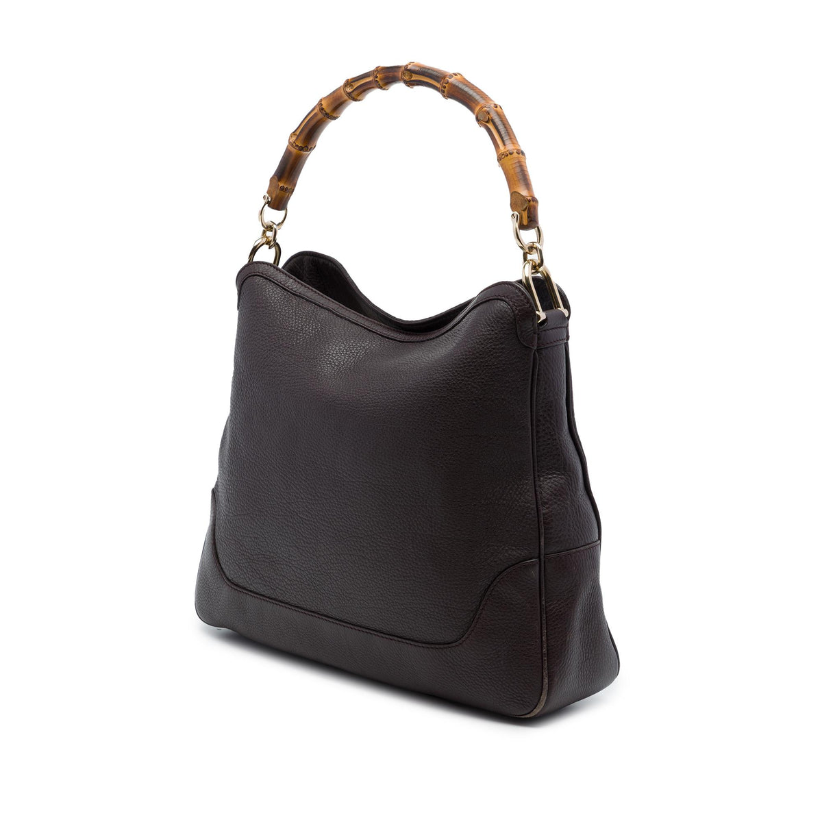 Gucci Calfskin Bamboo Diana Satchel