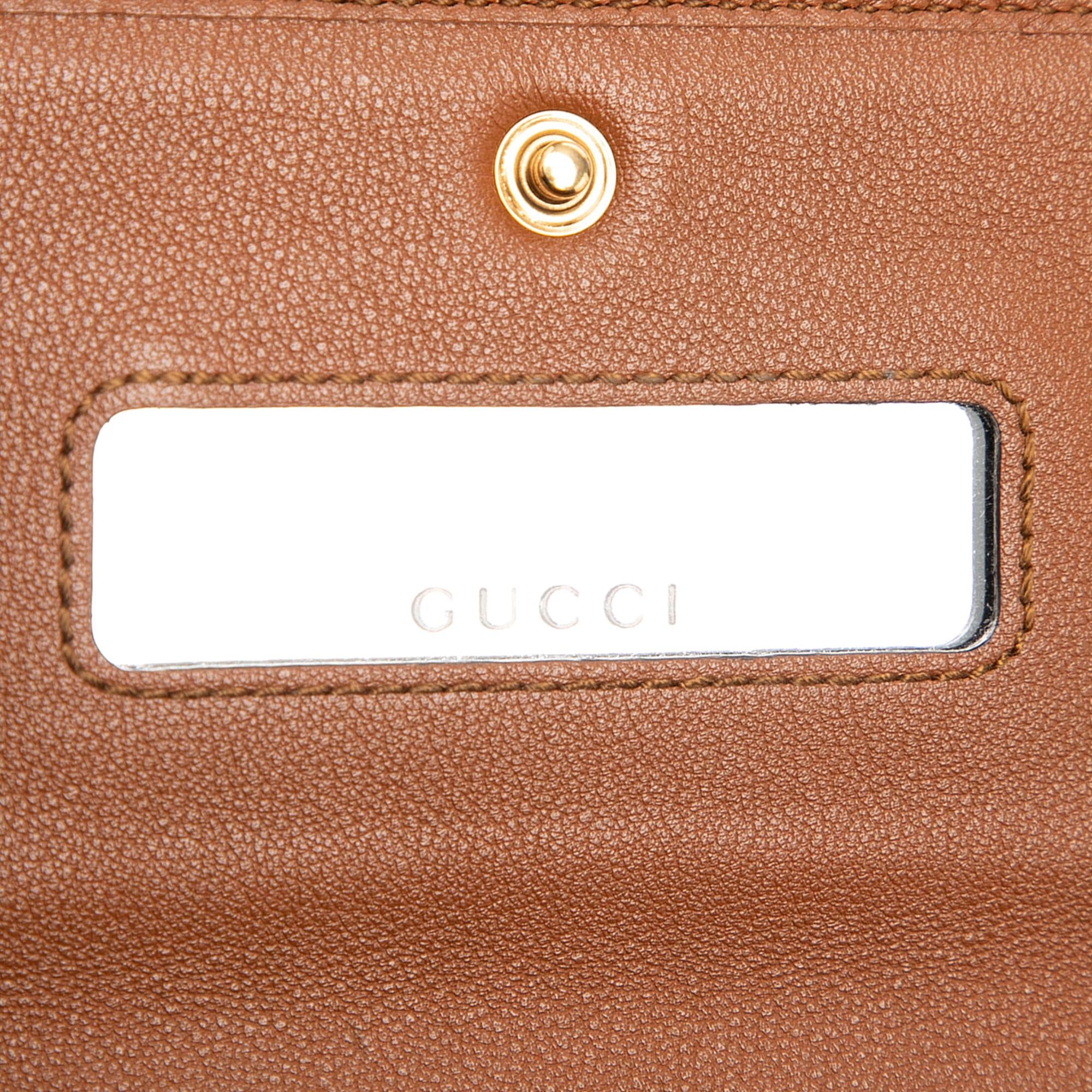 Gucci Calfskin Bamboo Diana Wallet on Chain
