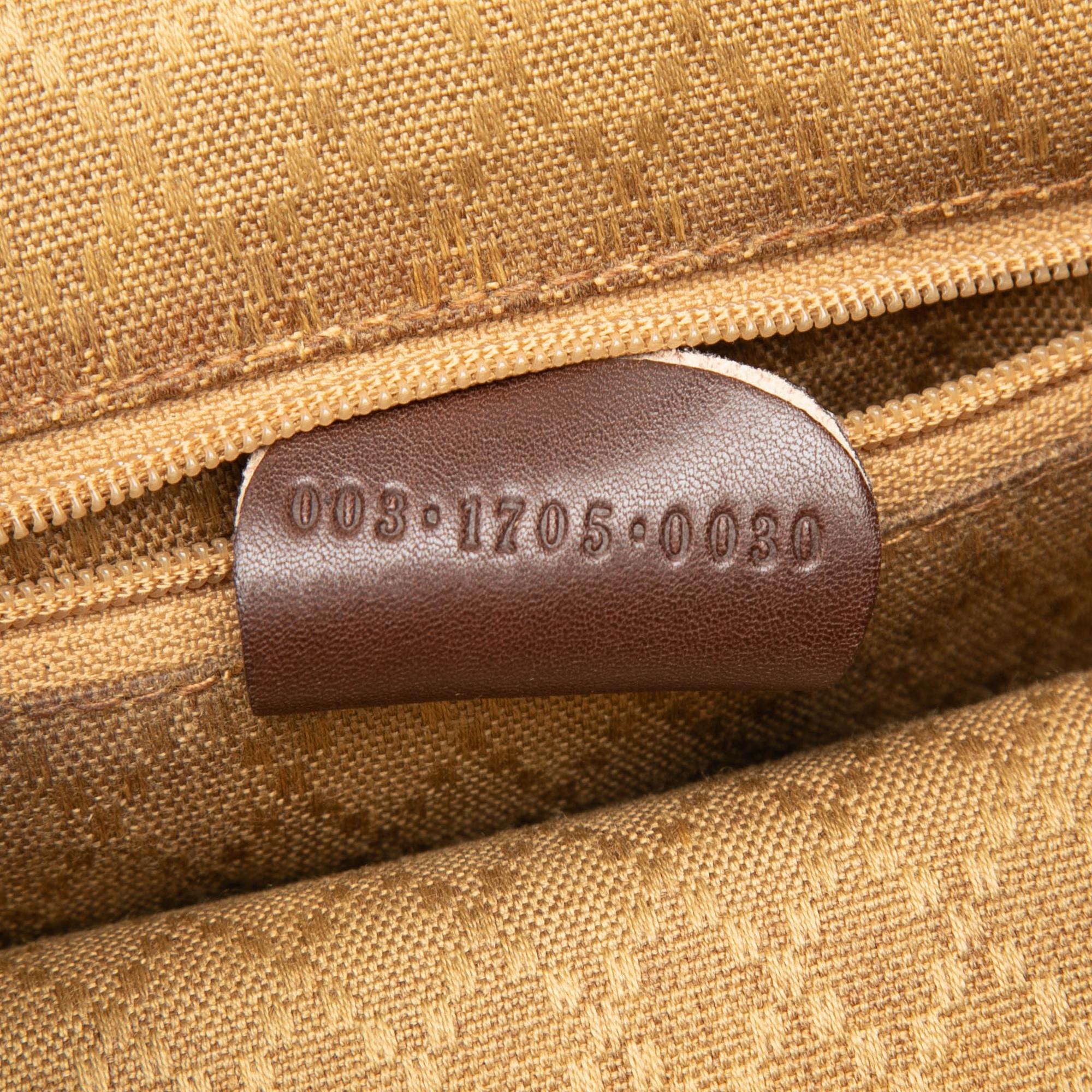 Gucci Calfskin Bamboo Drawstring Backpack