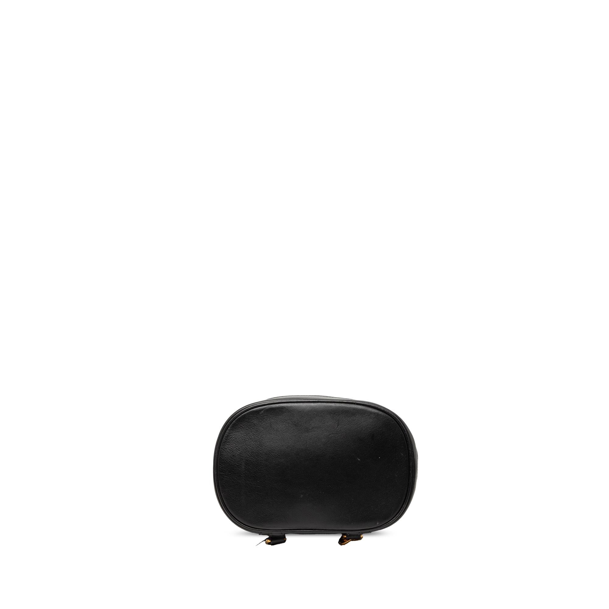 Gucci Calfskin Bamboo Drawstring Sling Backpack