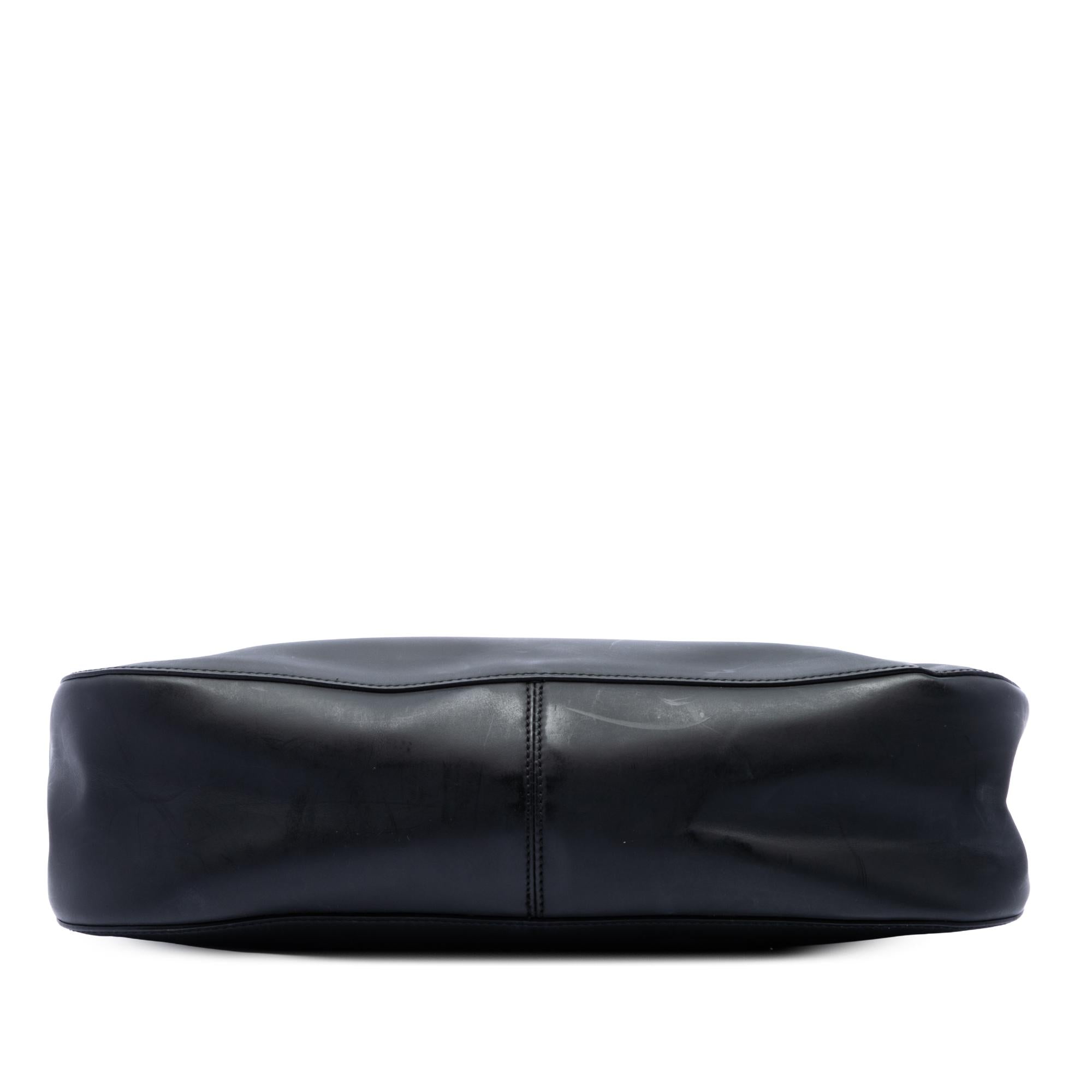 Gucci Calfskin Bamboo Handbag