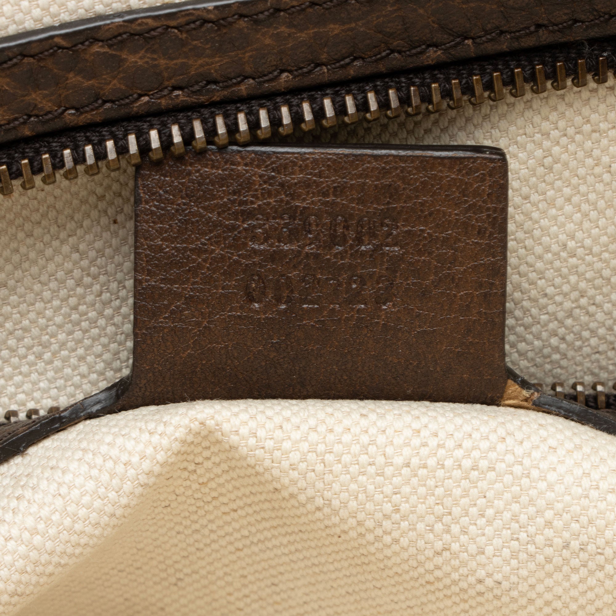 Gucci Calfskin Bamboo Laidback Crafty Dome Satchel