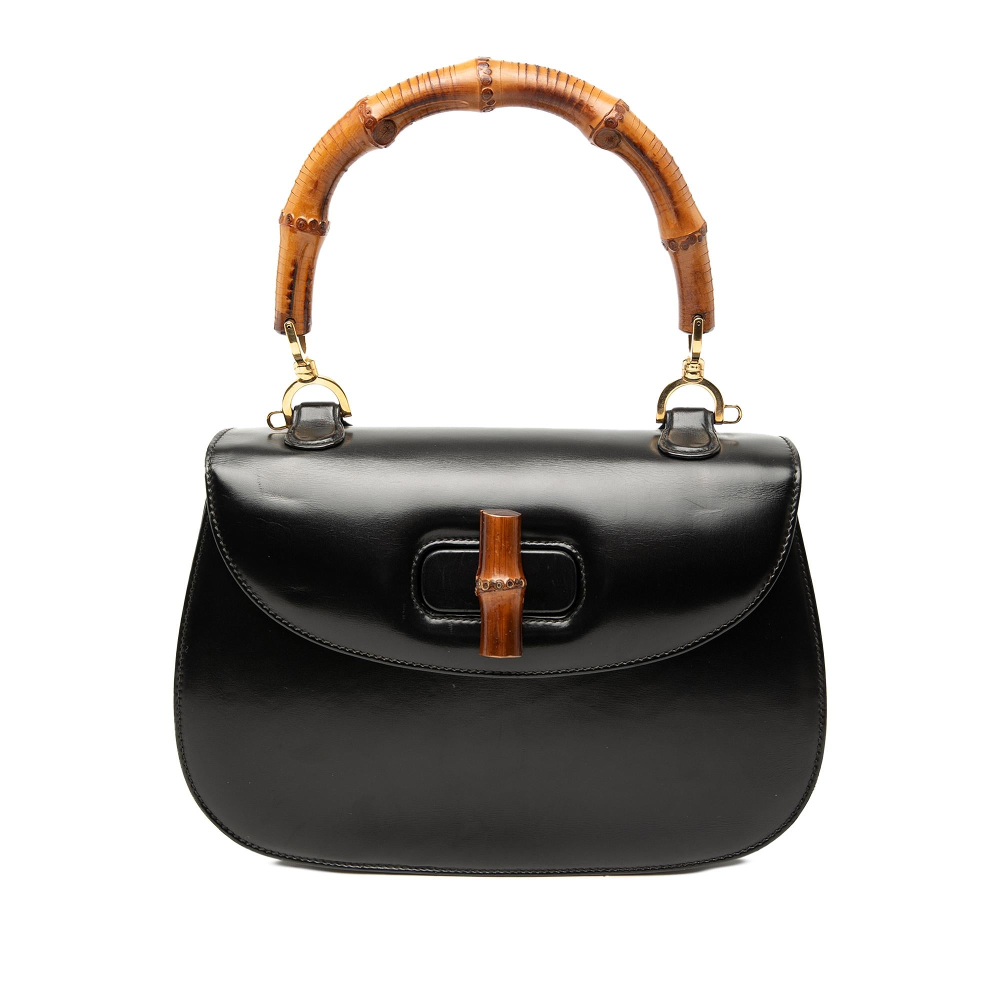 Gucci Calfskin Bamboo Night
