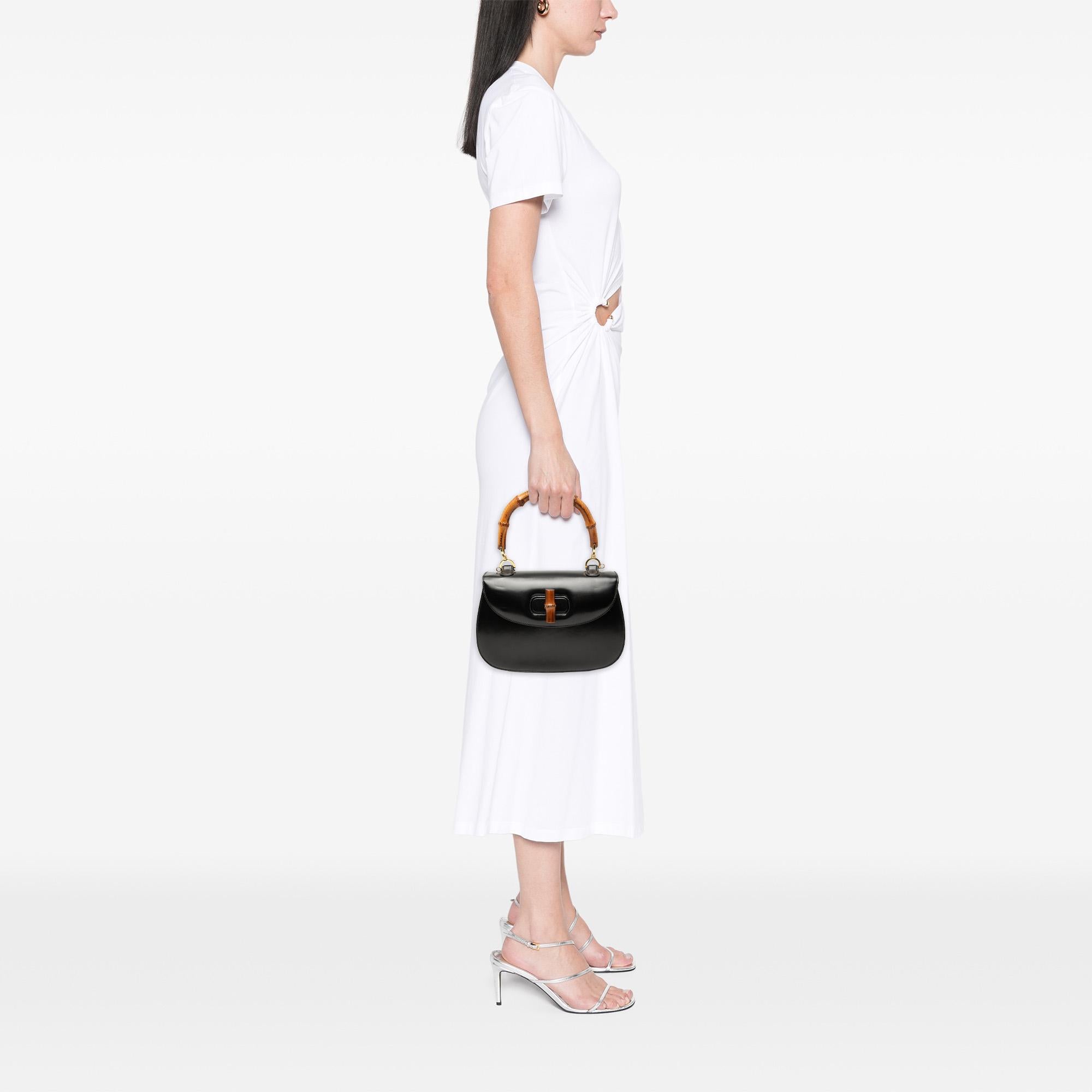 Gucci Calfskin Bamboo Night