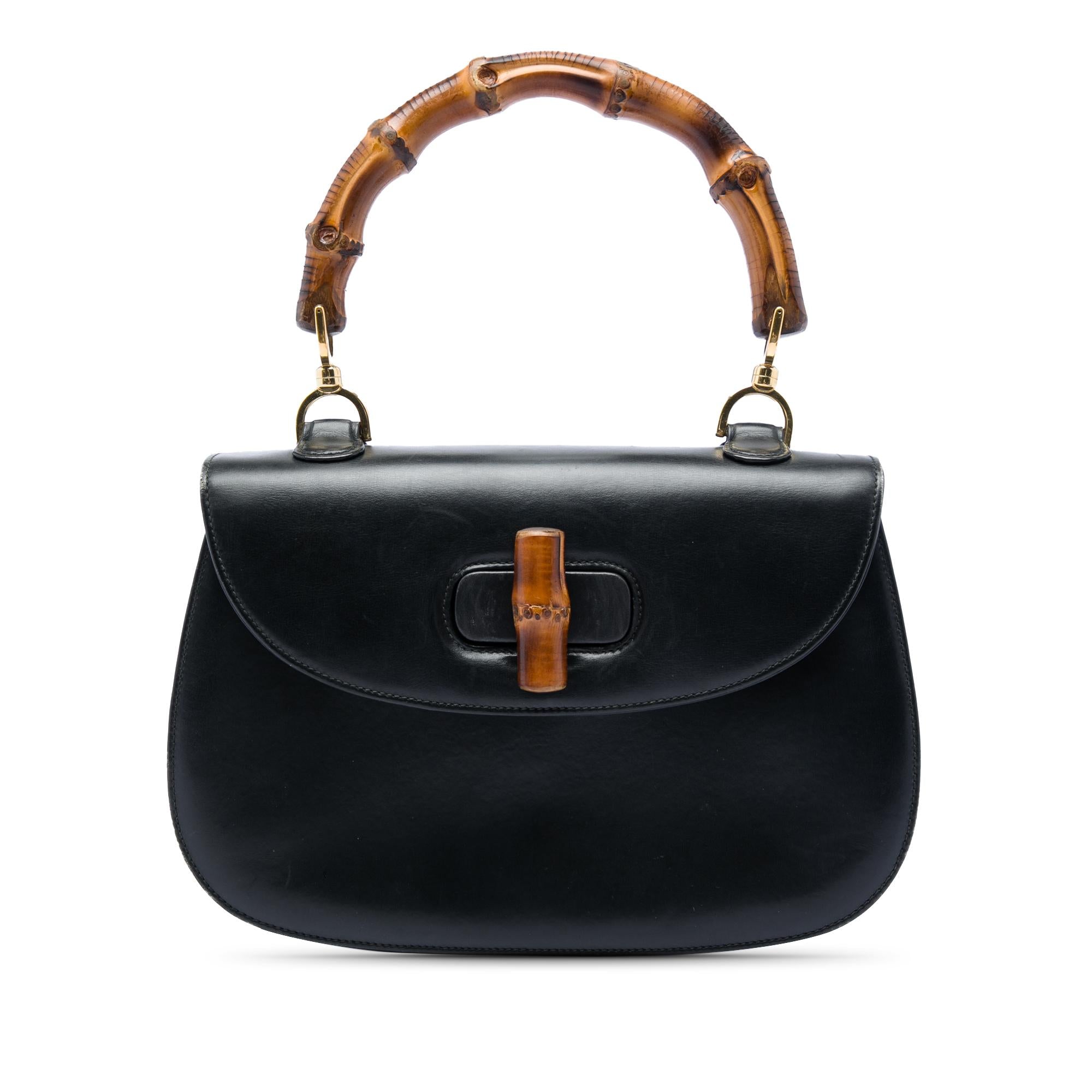 Gucci Calfskin Bamboo Night