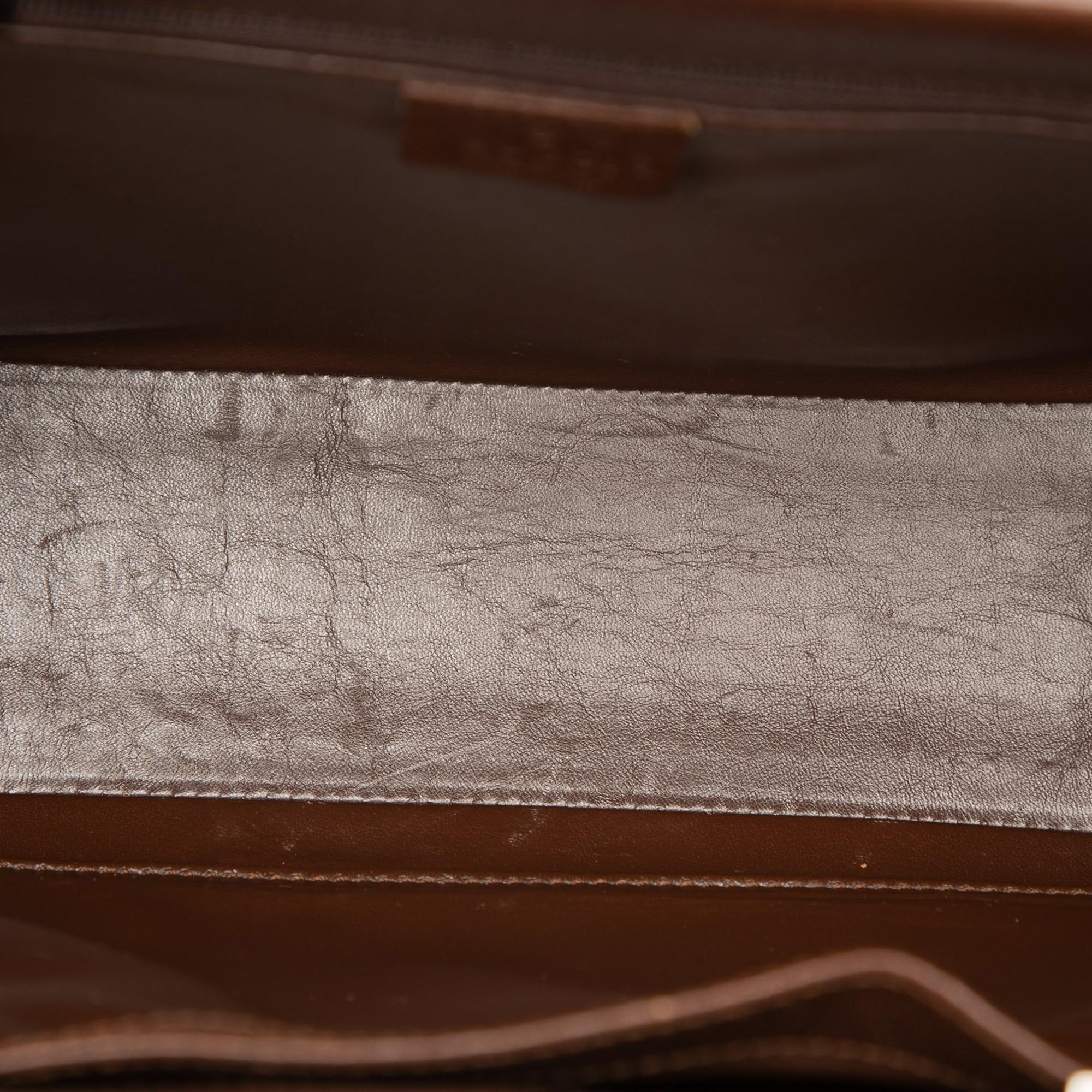 Gucci Calfskin Bamboo Satchel