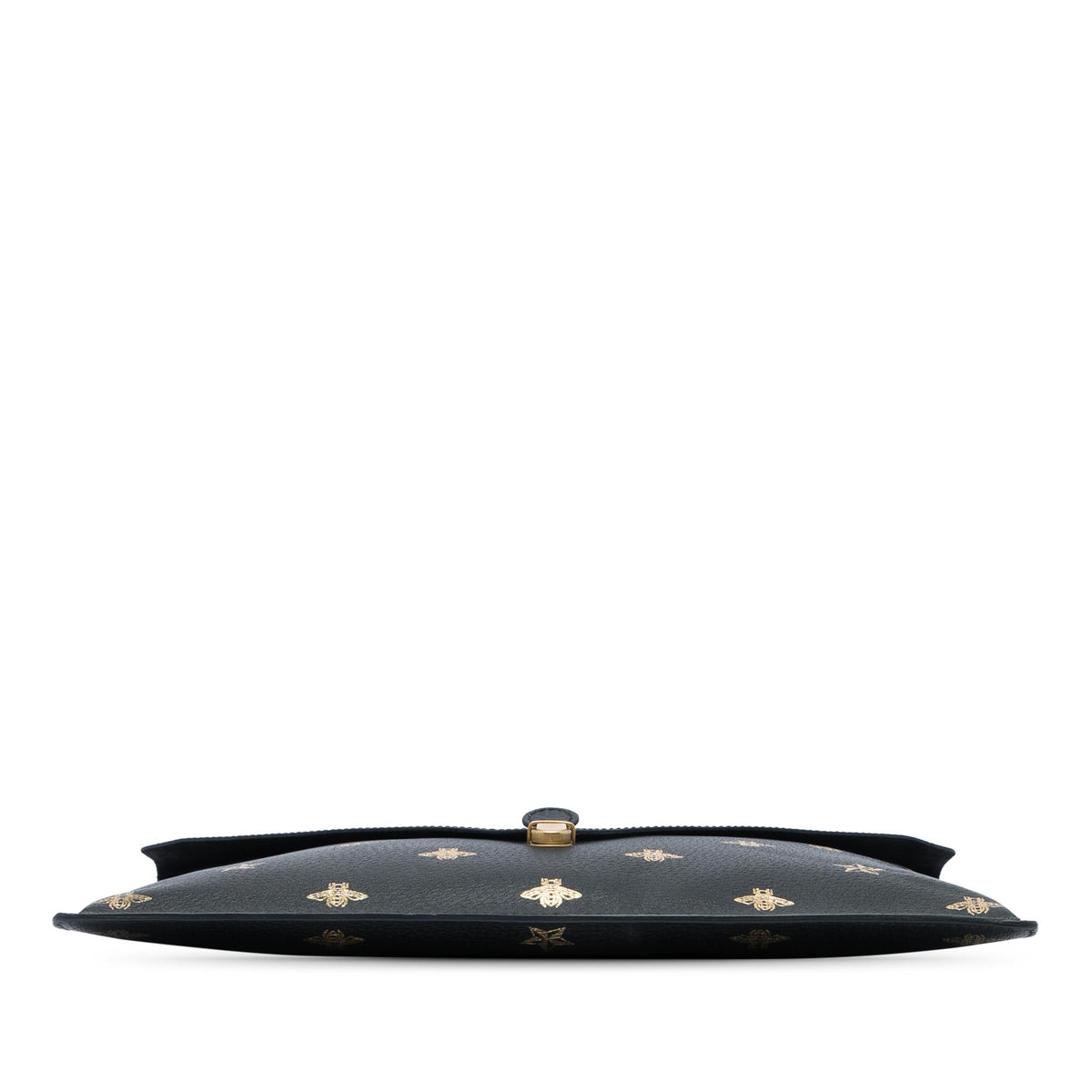 Gucci Calfskin Bee Star Portfolio Clutch