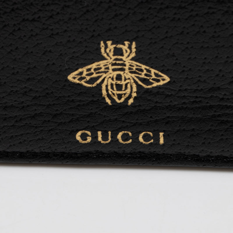 Gucci Calfskin Bee Star Wristlet (SHF-8glDSR)