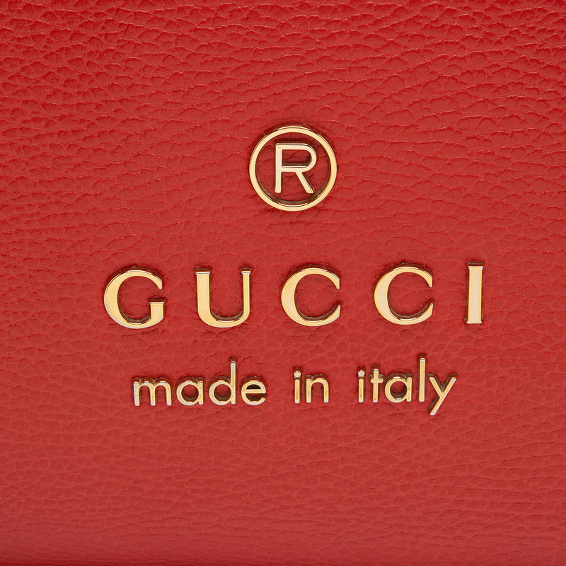 Gucci Calfskin Braided Handle Large Gifford Tote (SHF-rOnRqC)