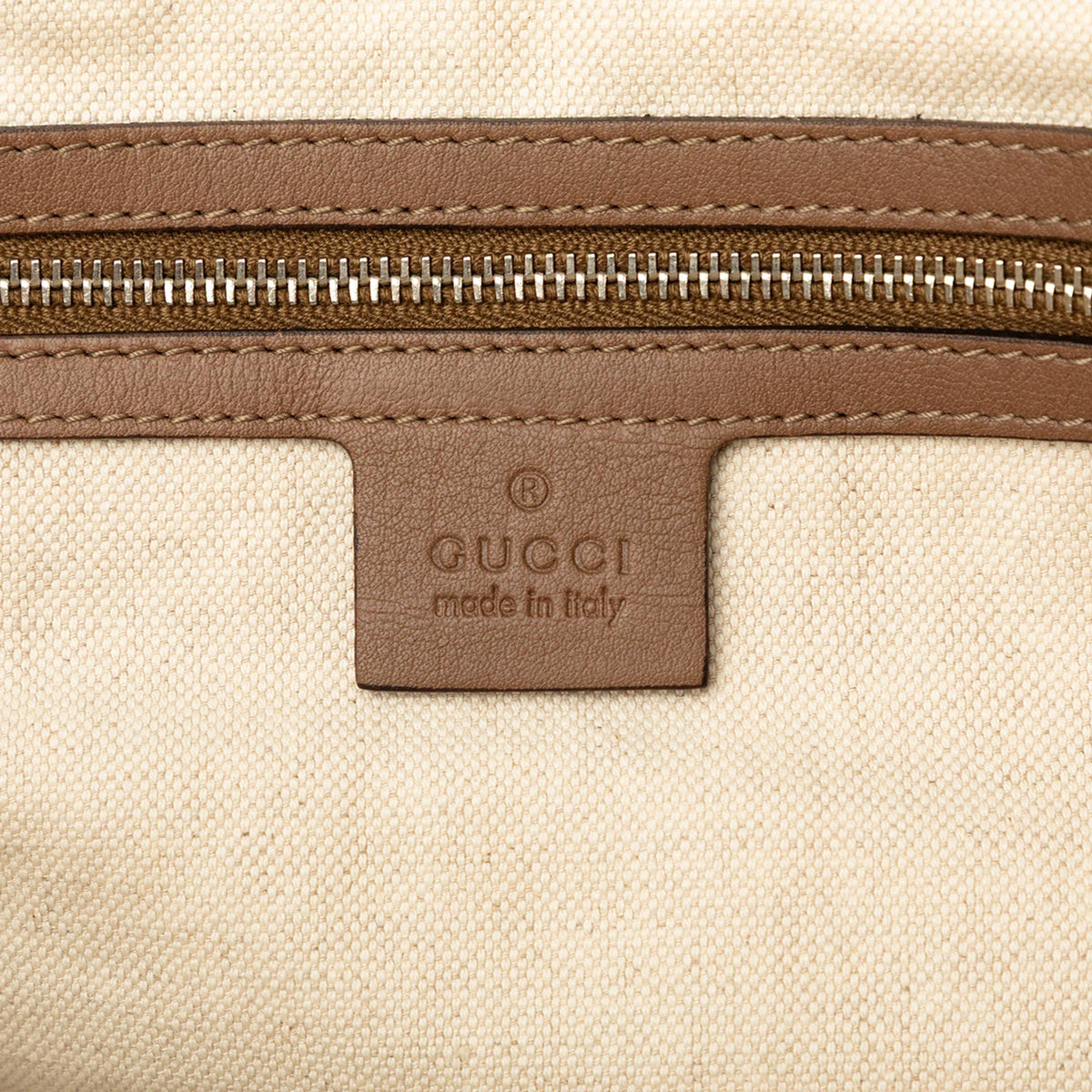 Gucci Calfskin Braided Handle Tote