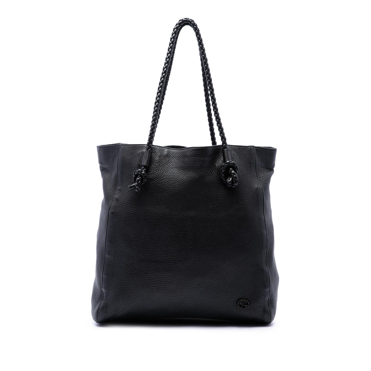 Gucci Calfskin Braided Handle Tote
