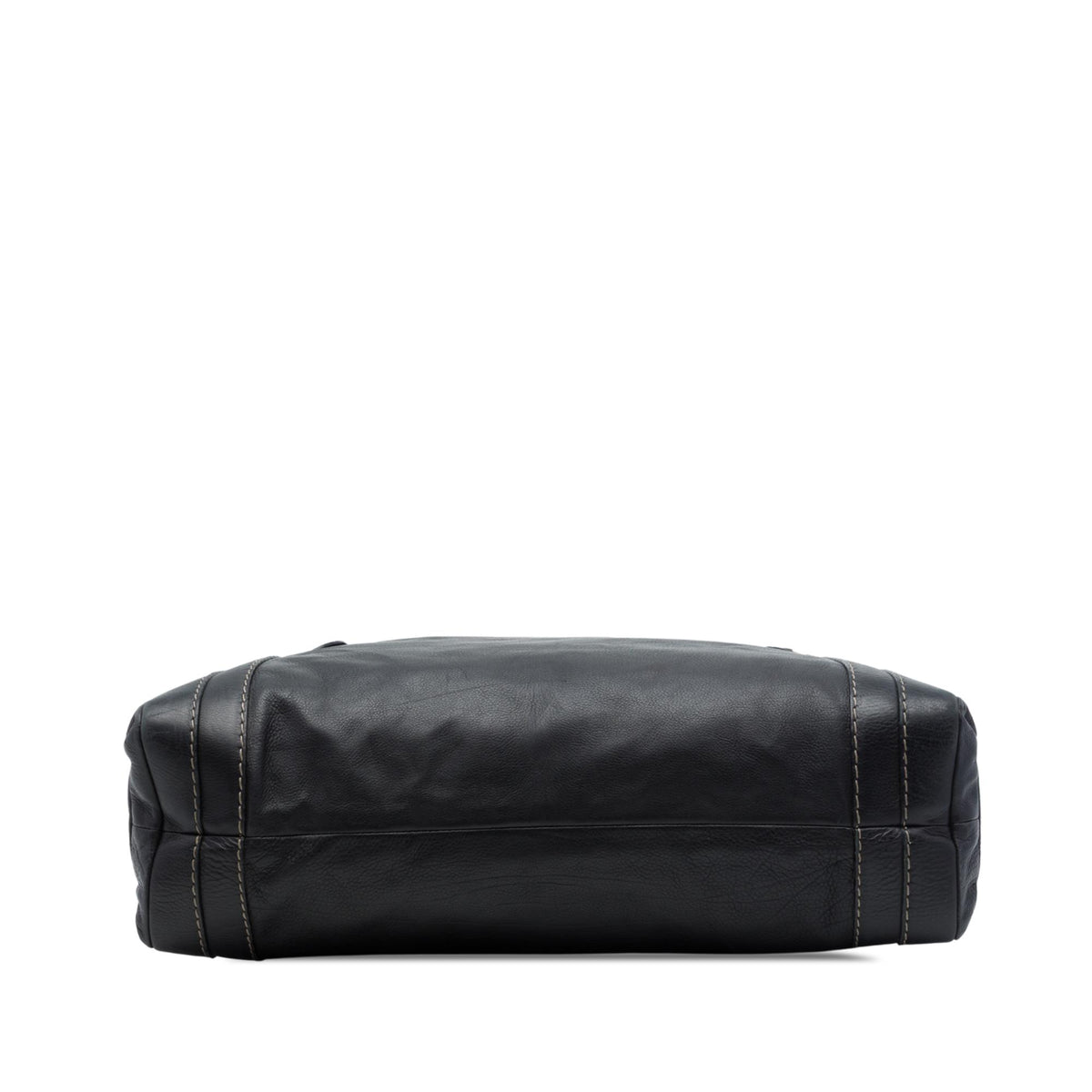 Gucci Calfskin Crest Boule Top Handle Bag