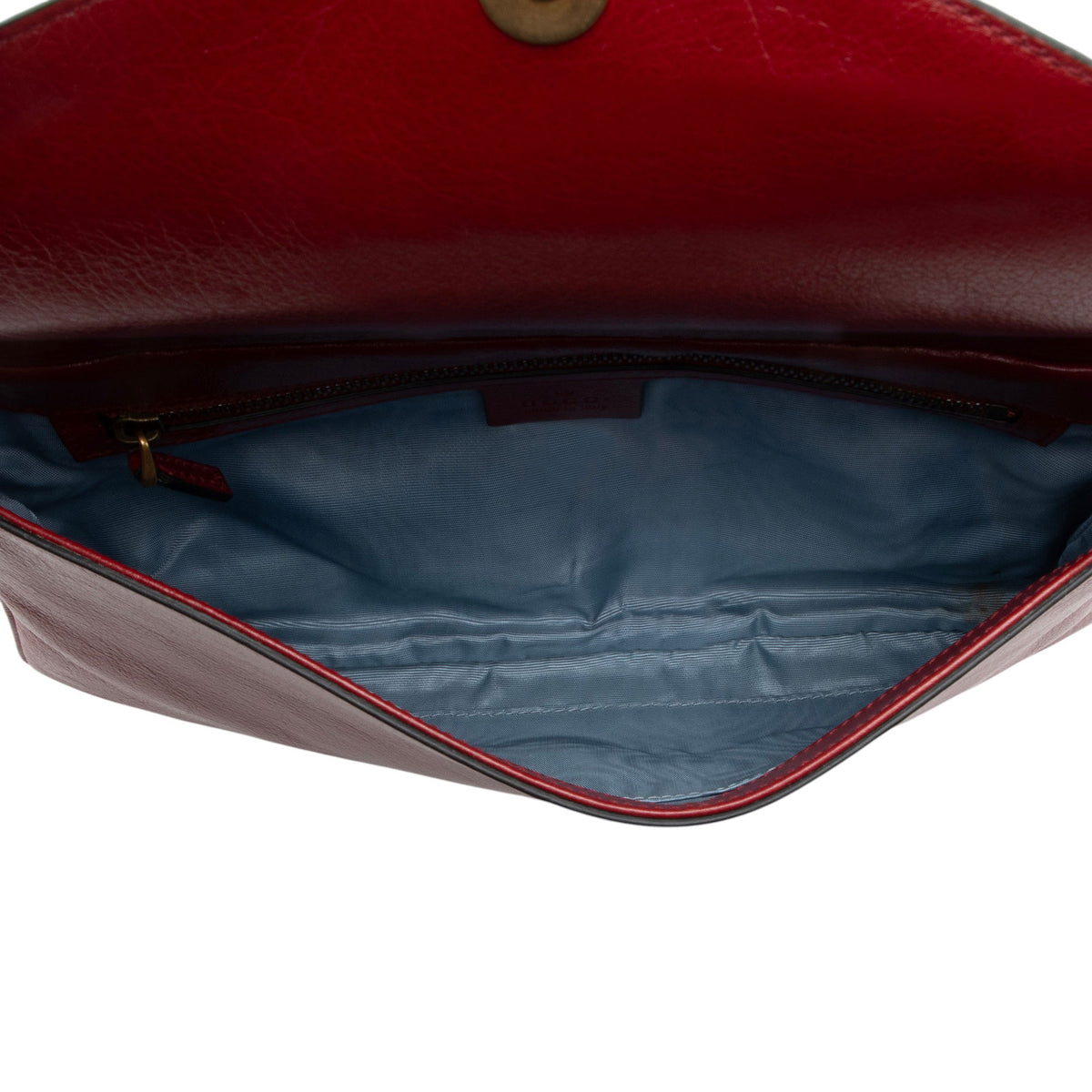 Gucci Calfskin Diagonal GG Thiara Double Shoulder Bag