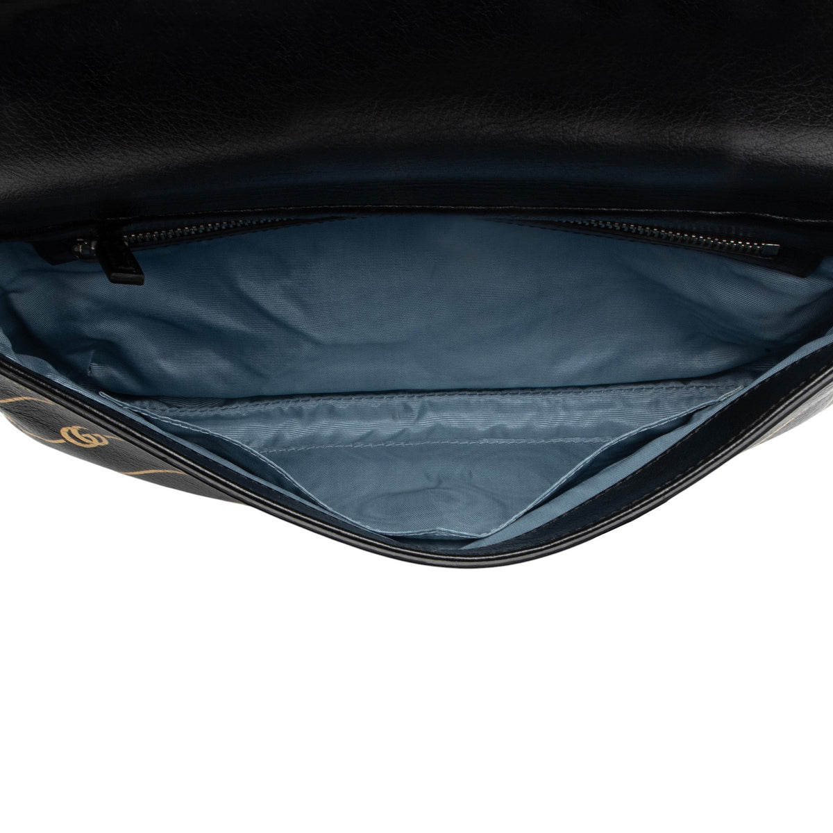 Gucci Calfskin Diagonal GG Thiara Double Shoulder Bag