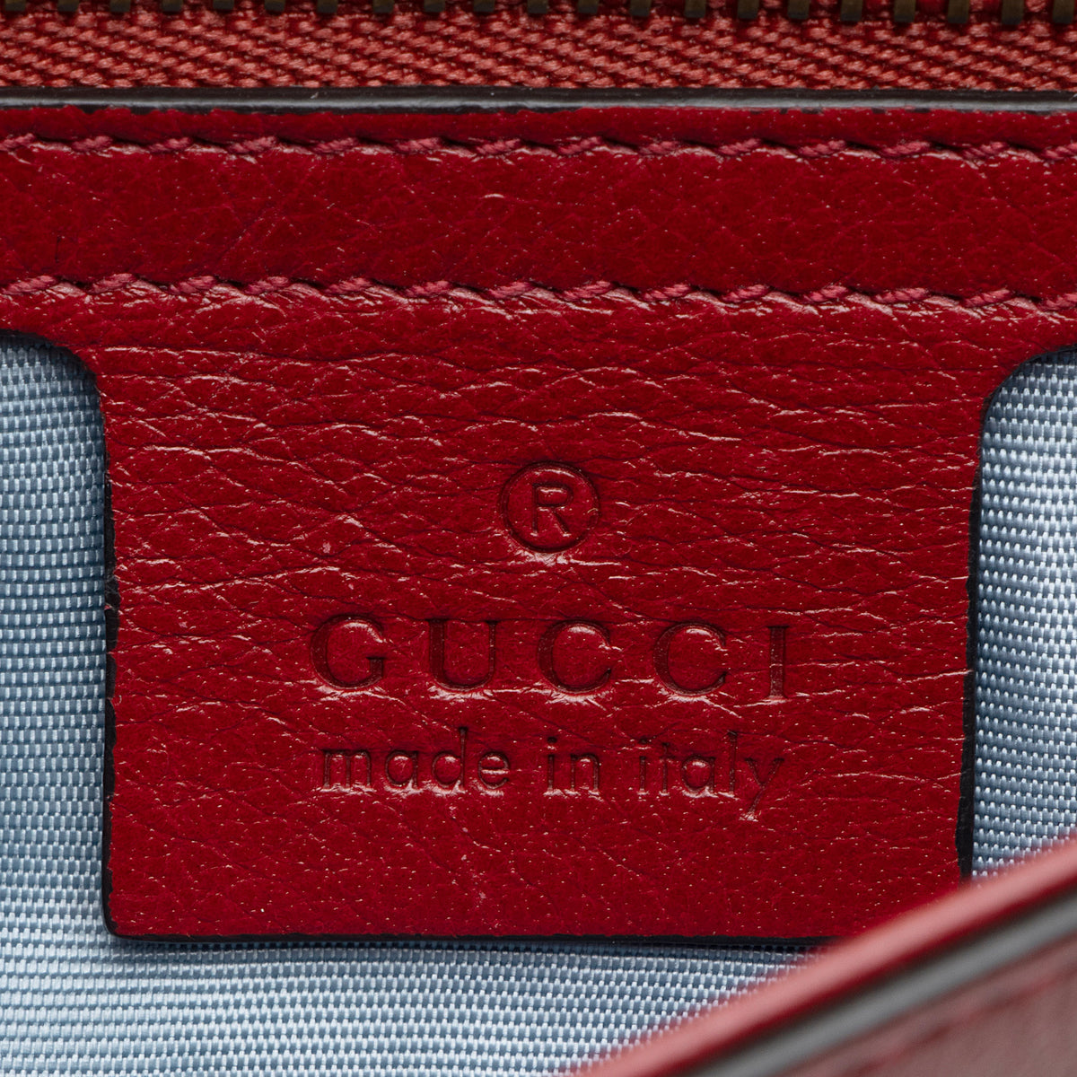 Gucci Calfskin Diagonal GG Thiara Double Shoulder Bag