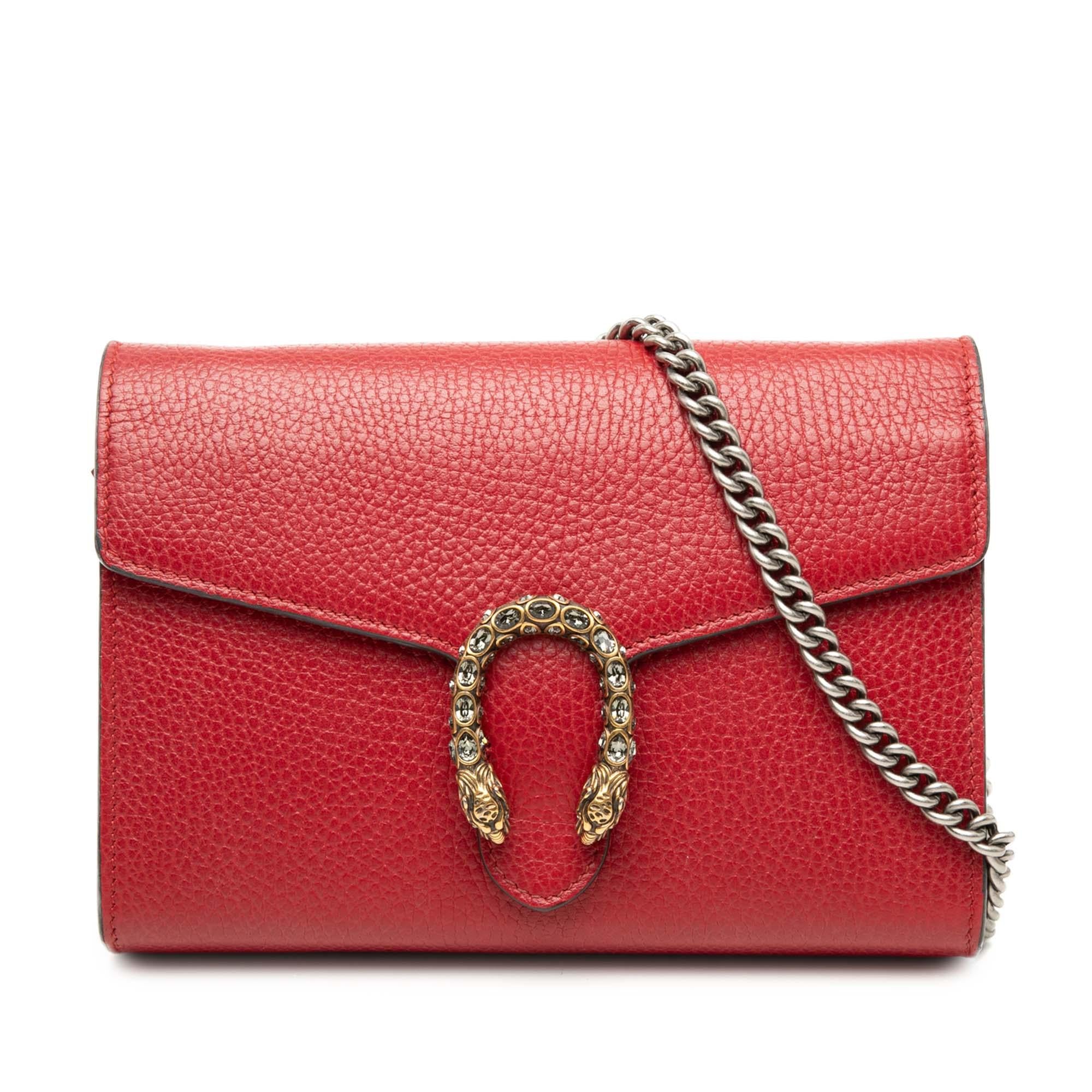 Gucci Calfskin Dionysus Wallet on Chain