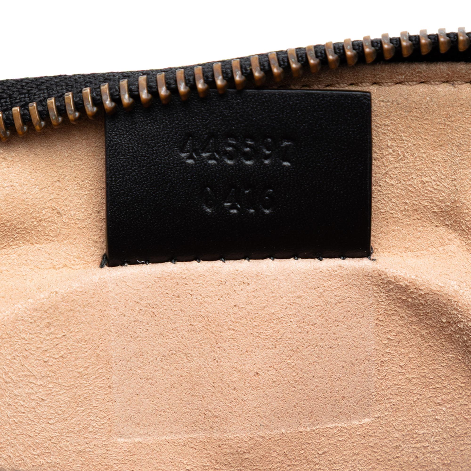 Gucci Calfskin Ghost Zip Clutch