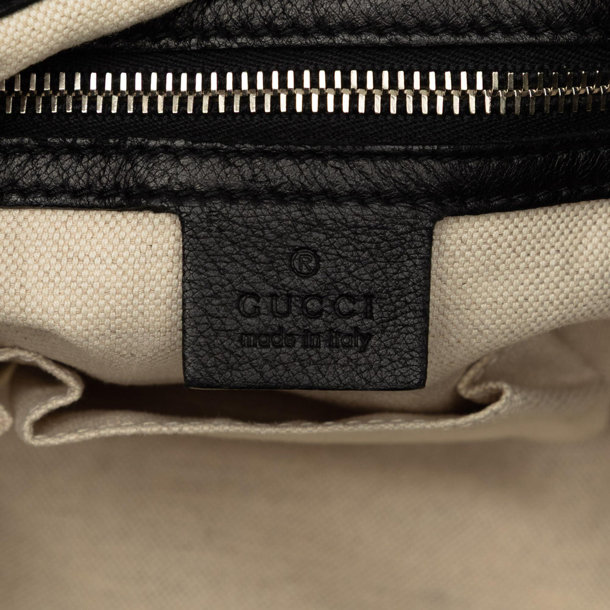 Gucci Calfskin Half Moon Hobo
