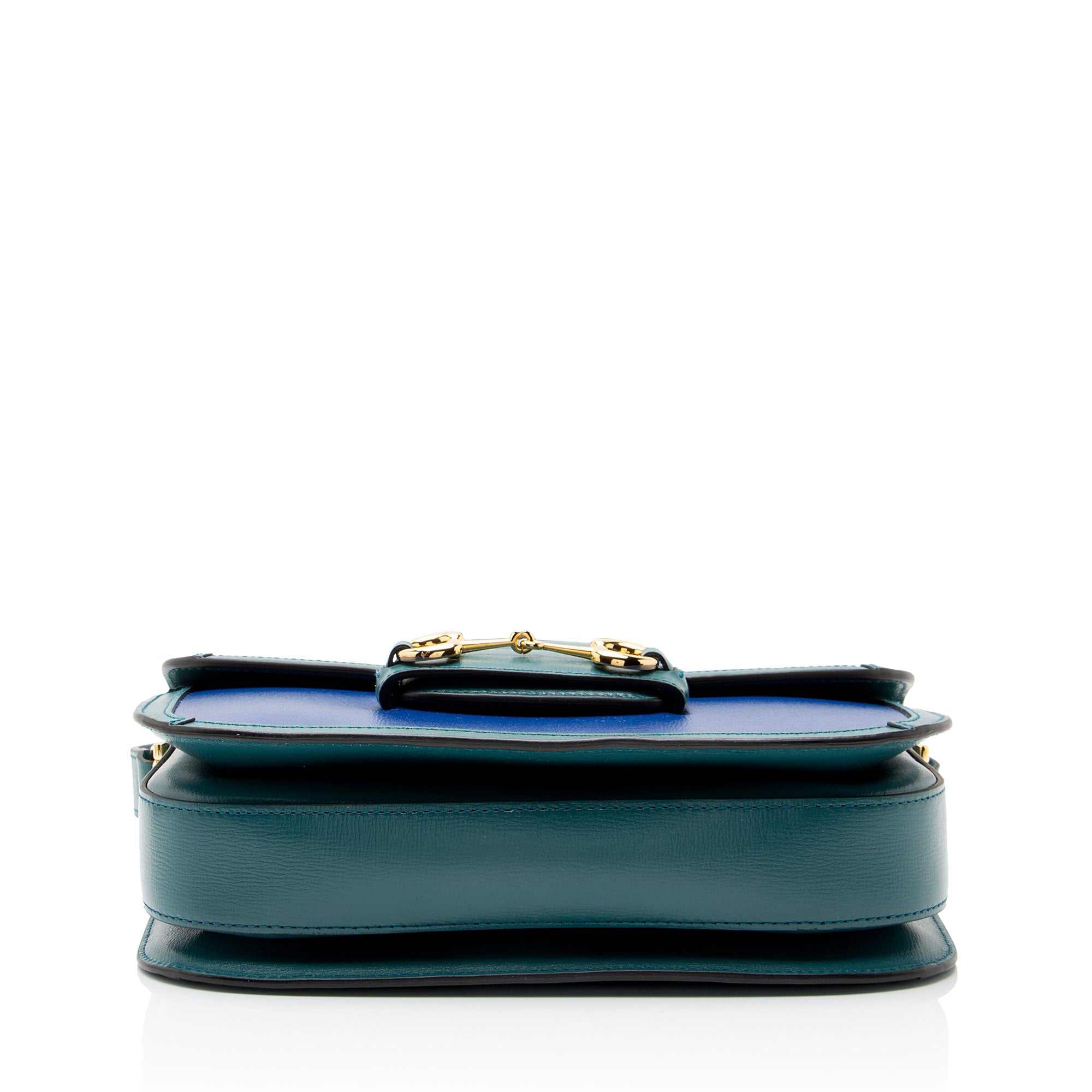 Gucci Calfskin Horsebit 1955 Bicolor Medium Shoulder Bag