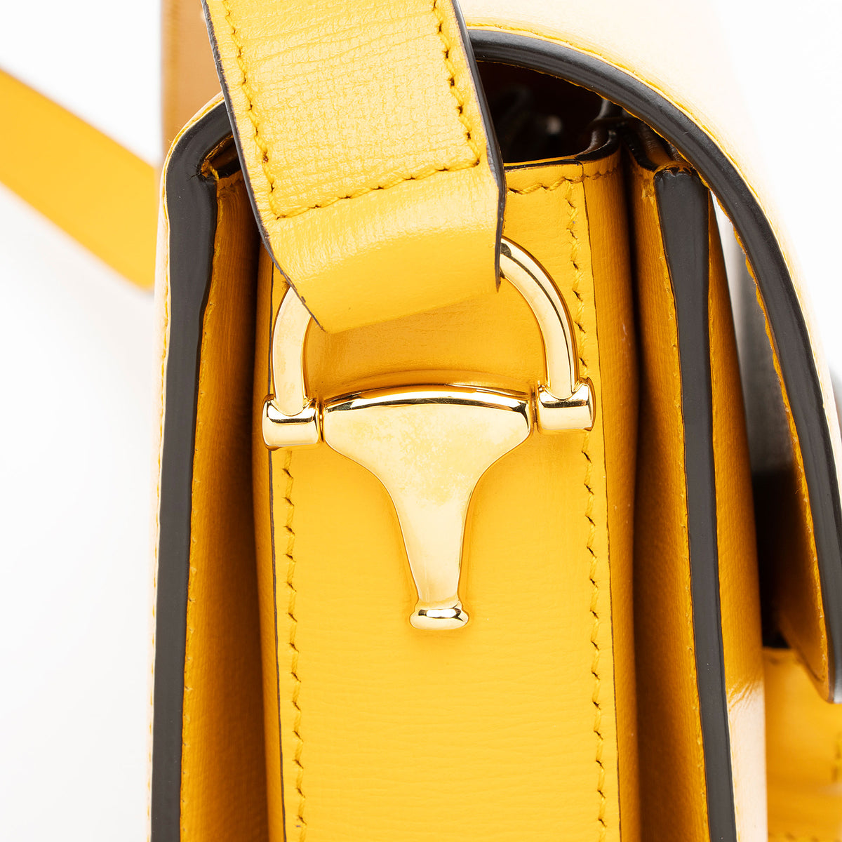 Gucci Calfskin Horsebit 1955 Medium Flap Shoulder Bag
