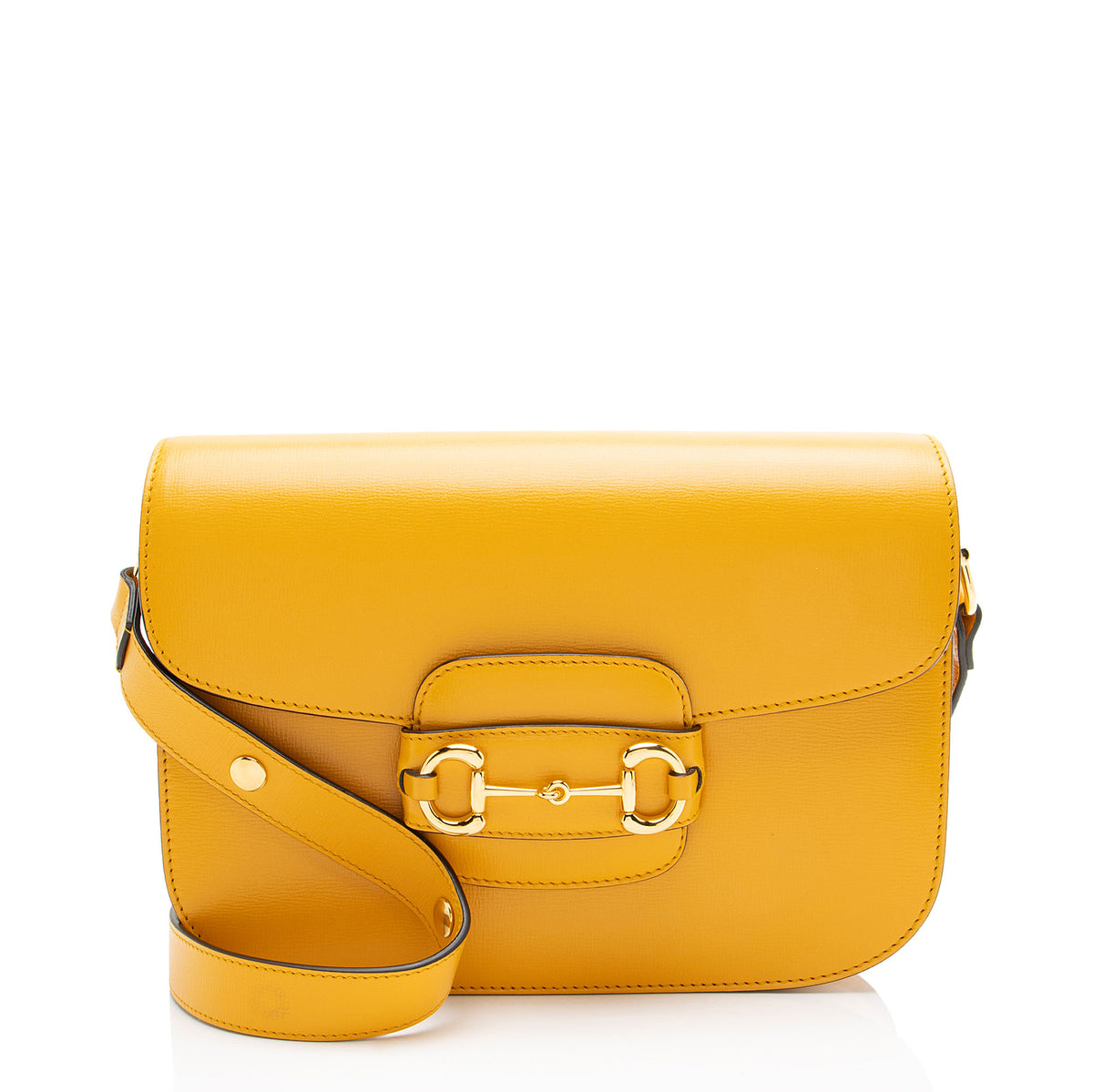 Gucci Calfskin Horsebit 1955 Medium Flap Shoulder Bag