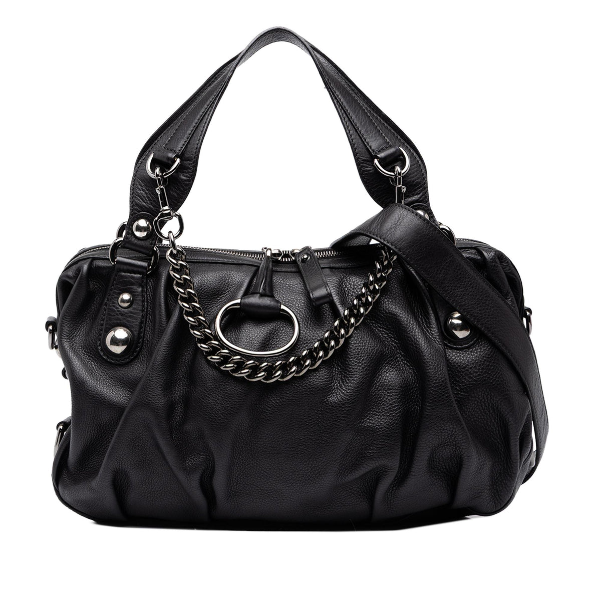 Gucci Calfskin Icon Bit Satchel