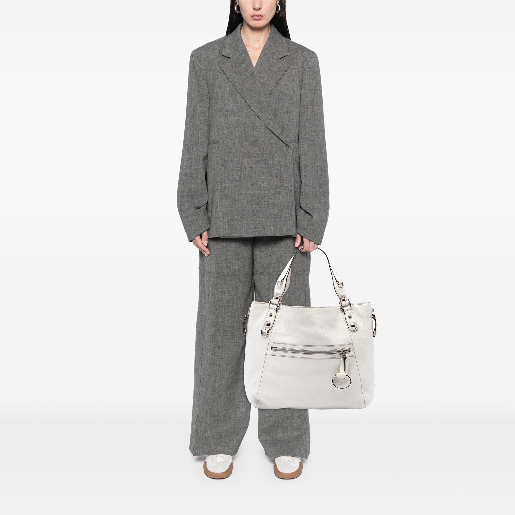 Gucci Calfskin Icon Bit Zip Tote