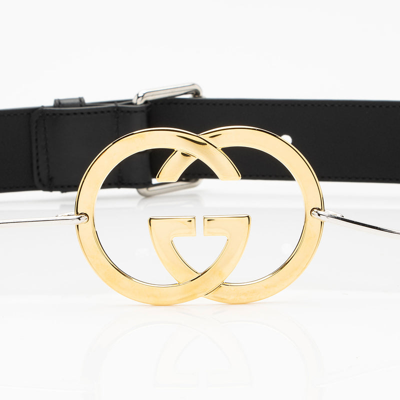 Gucci Calfskin Interlocking G Belt - Size 34 / 85 (SHF-TdVuwc)