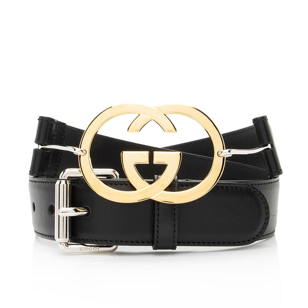Gucci Calfskin Interlocking G Belt - Size 34 / 85 (SHF-TdVuwc)