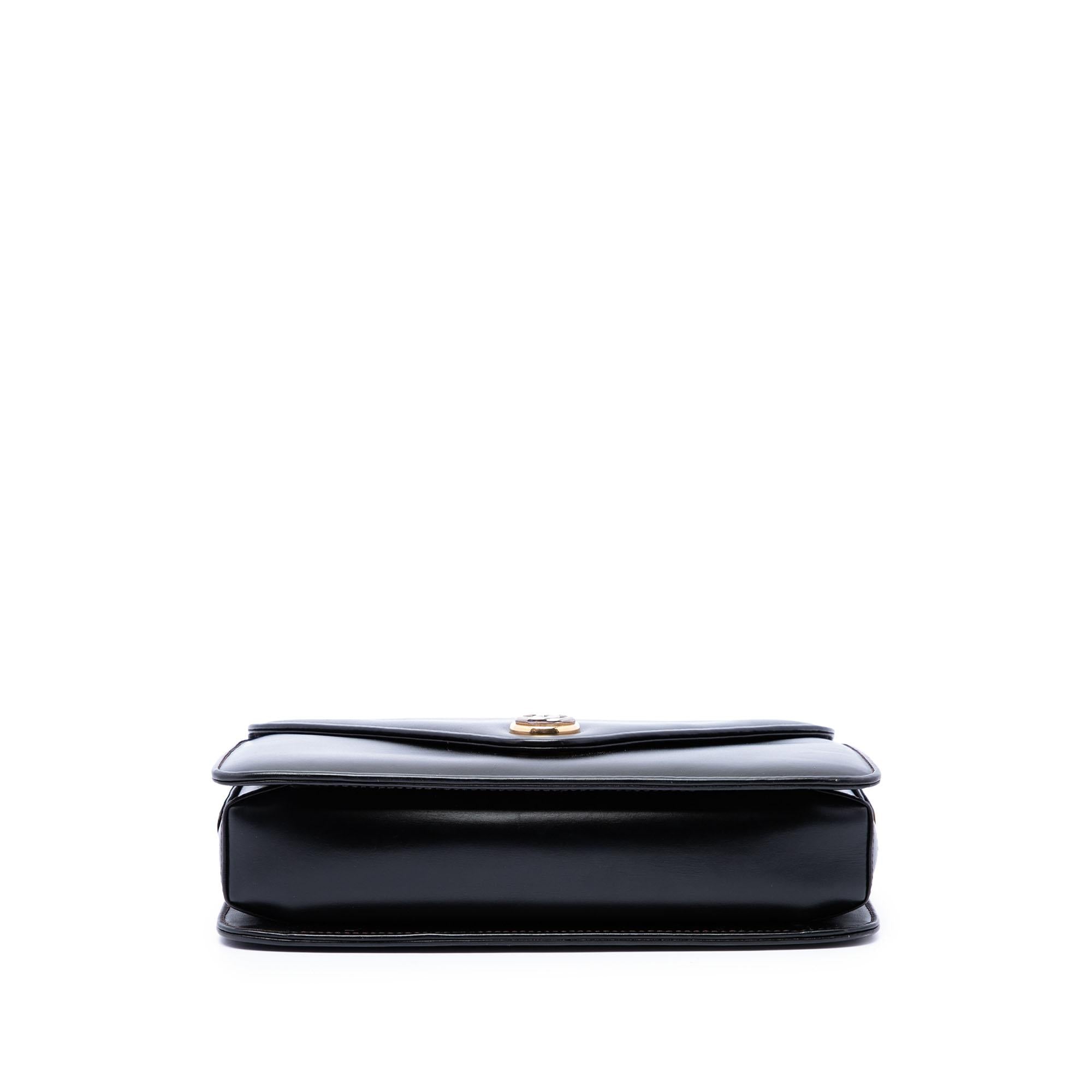 Gucci Calfskin Interlocking G Envelope Shoulder Bag
