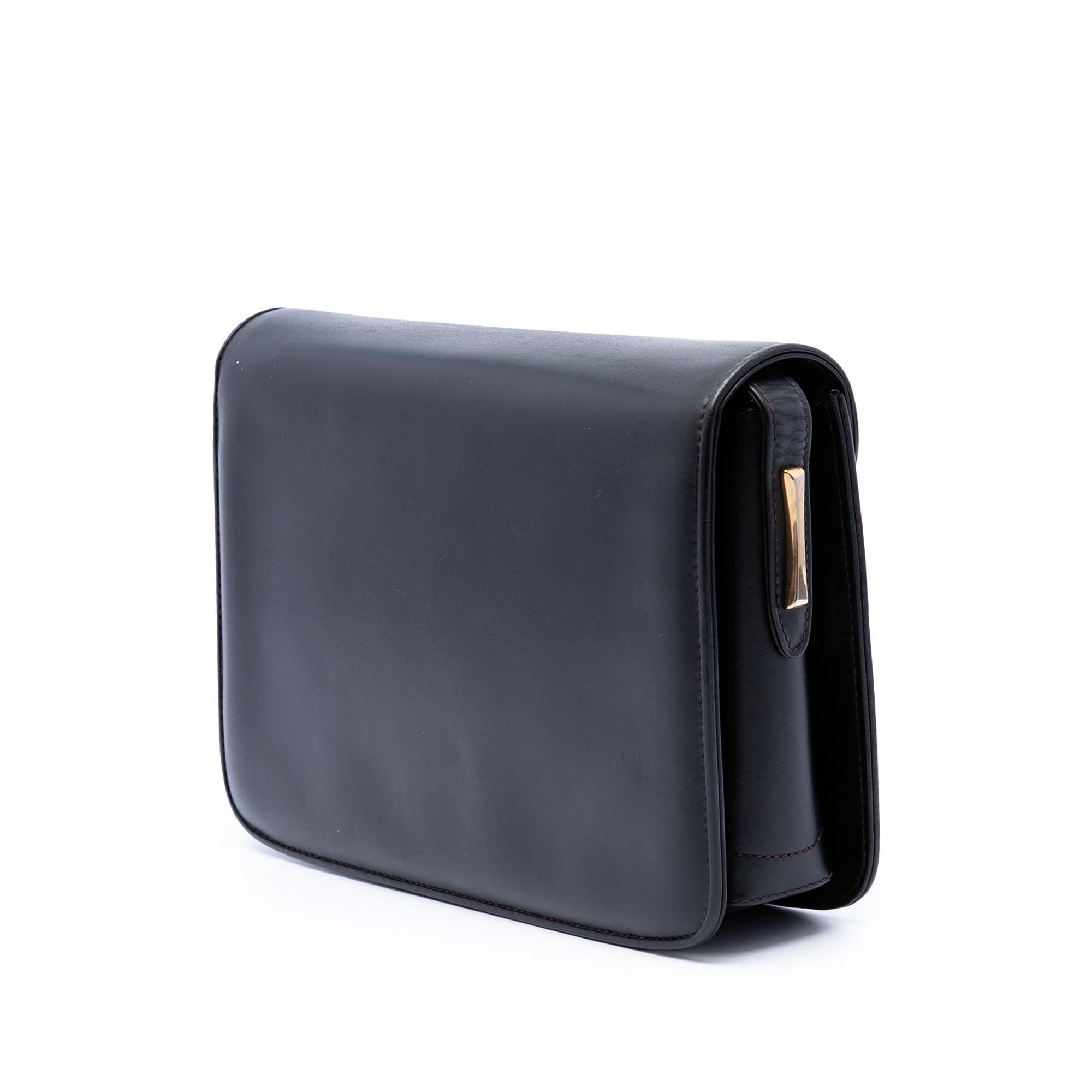 Gucci Calfskin Interlocking G Envelope Shoulder Bag